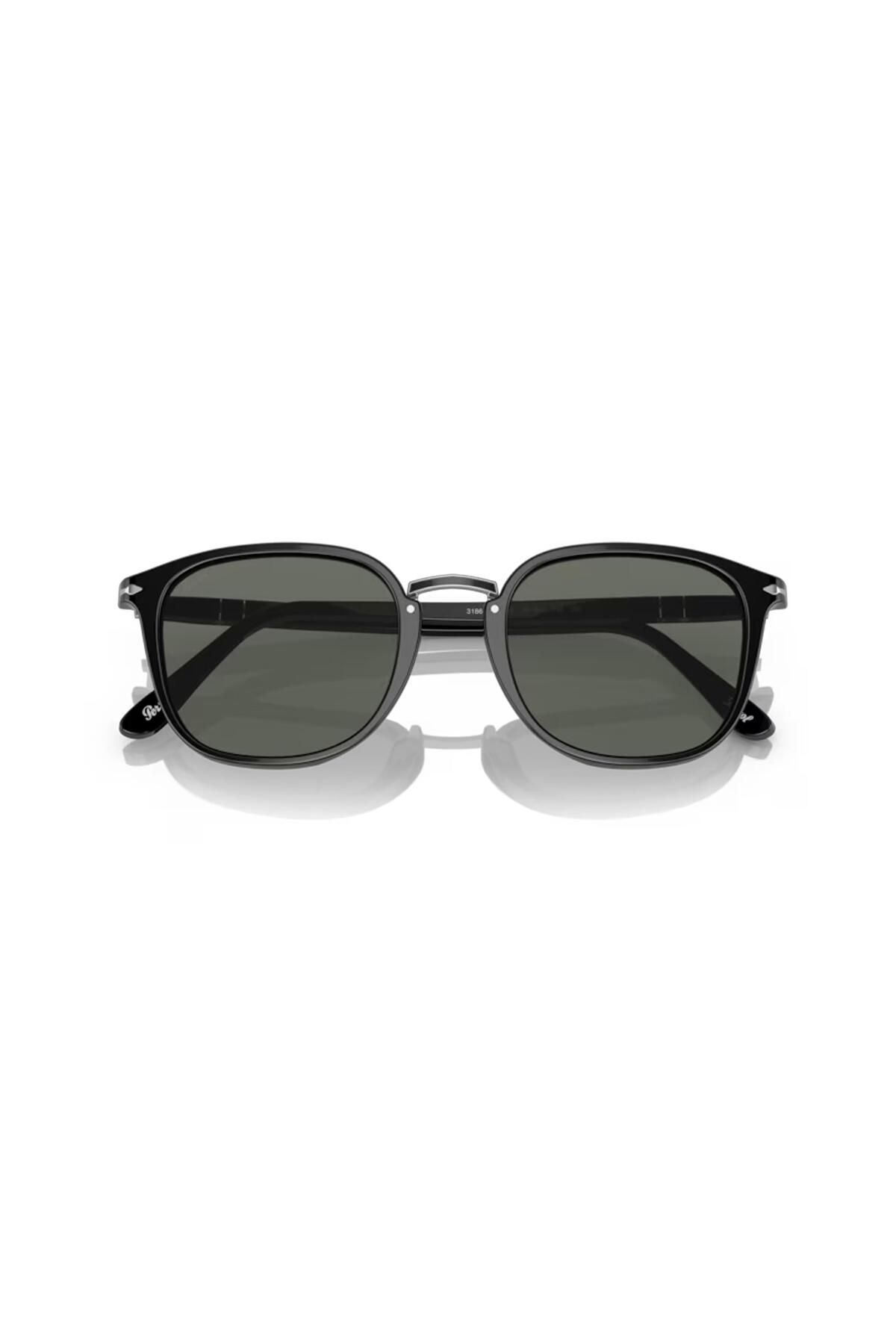 عینک آفتابی مشکی مردانه سیاه پلاریزه اورجینال Persol