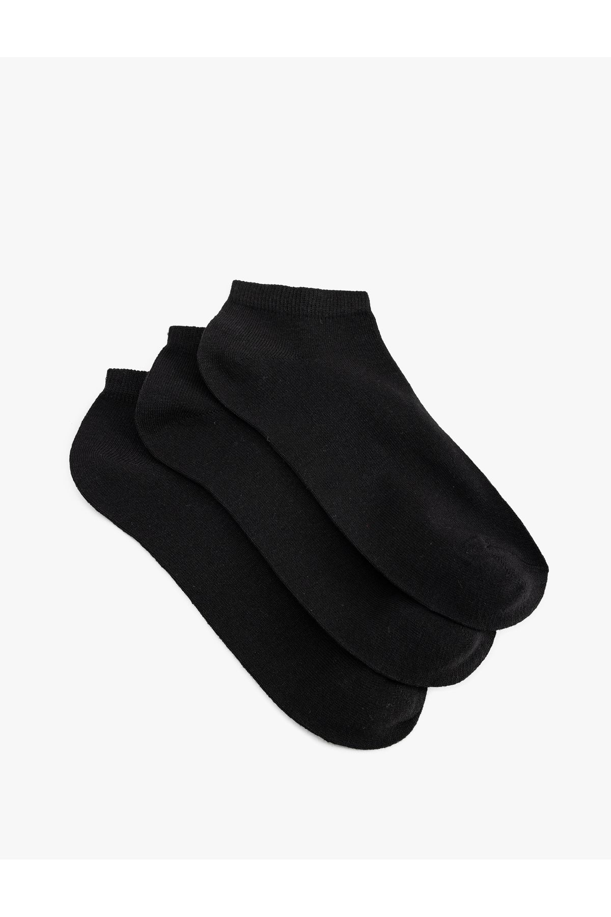 Koton-Set of 3 Basic Booties Socks with Cotton Blend 1