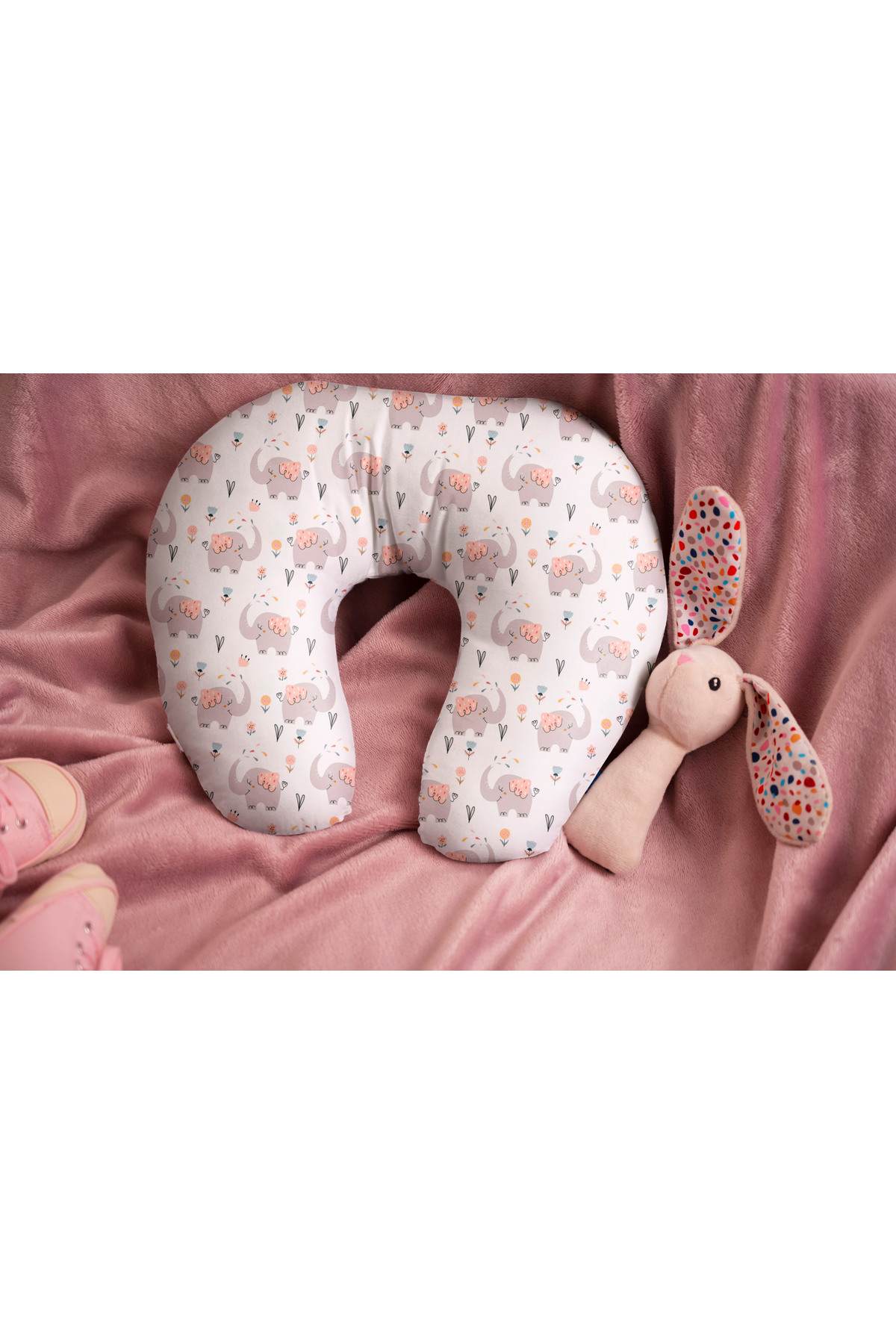 Home NirengiDEN Emzirme Yastığı Happy Elephant Desen fotoğrafı 2 (önizleme)