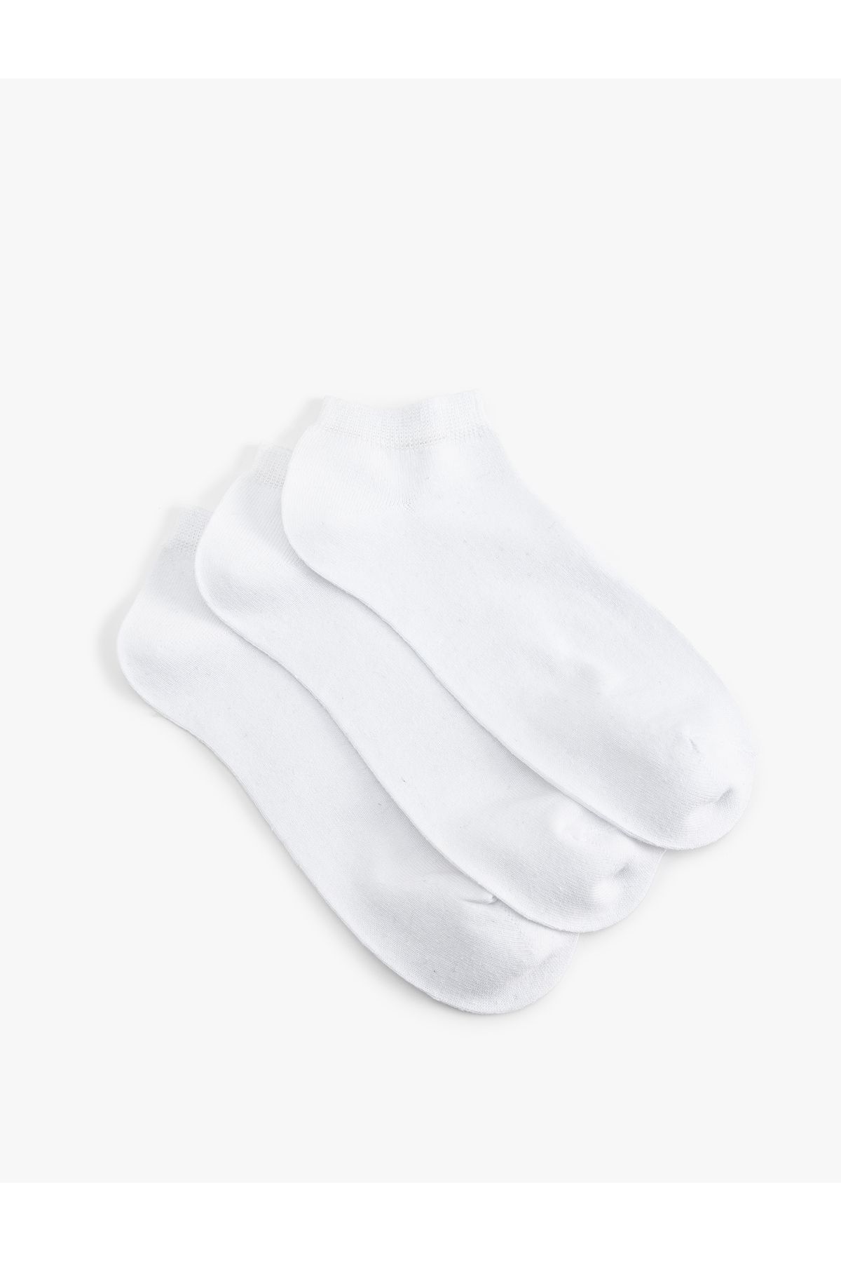 Koton-Set of 3 Basic Booties Socks with Cotton Blend 1