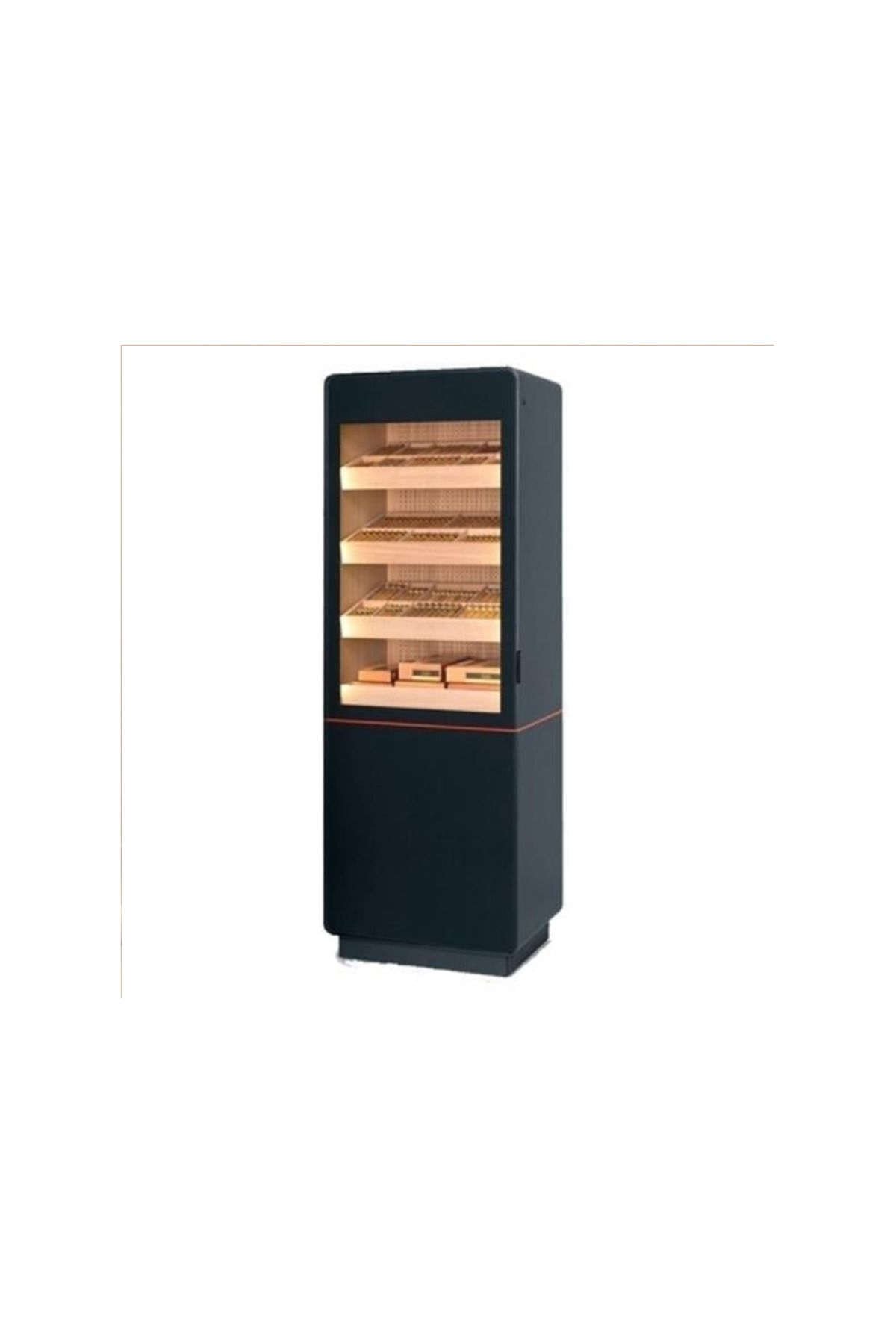 Raching Cigar Cabinet Raching Elektronik Puro Dolabı Siyah Mc270