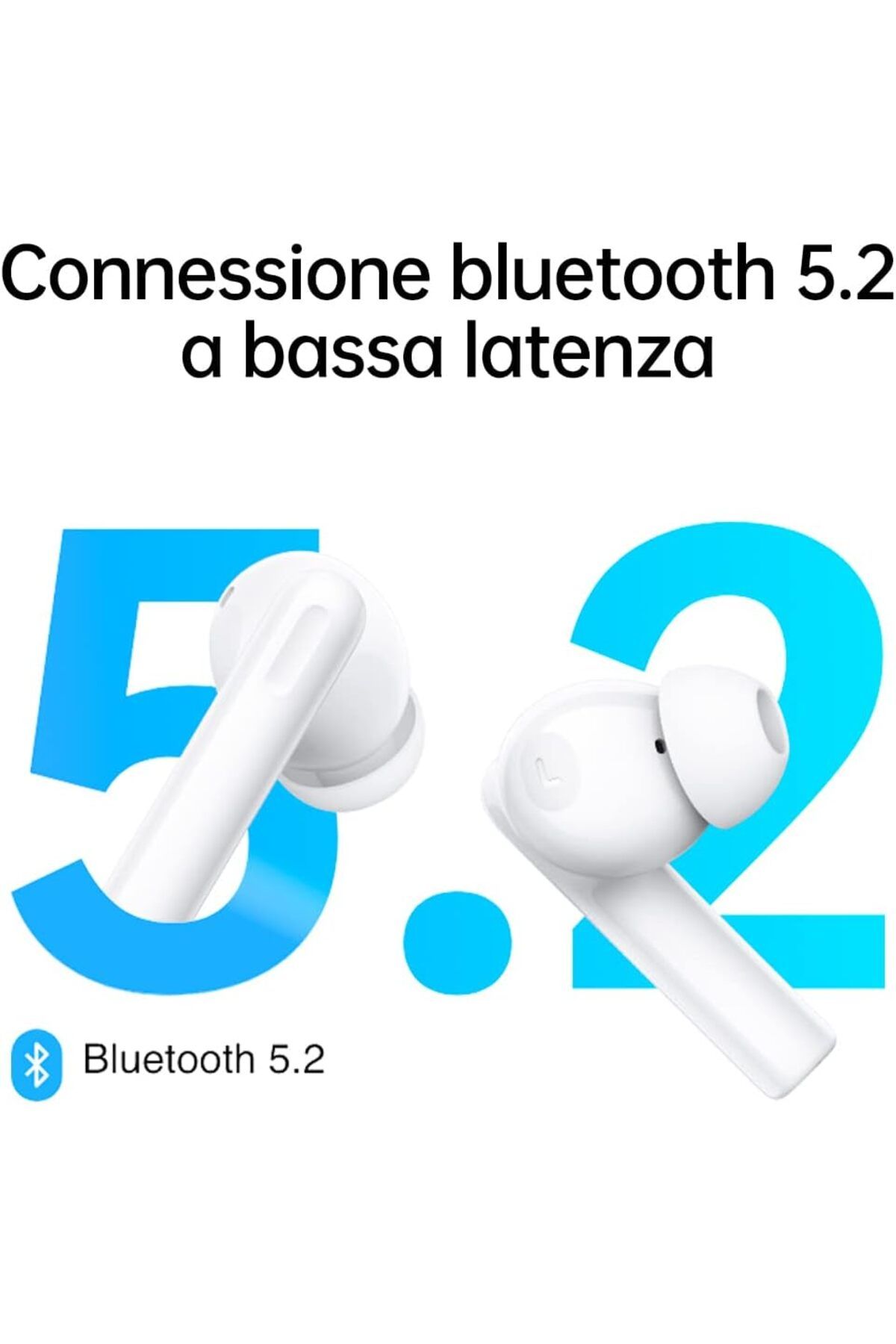 OPPO-Enco Buds2 Wireless Headphone,Up to 28 Hours of Listening Time,Noise cancellation, White 5