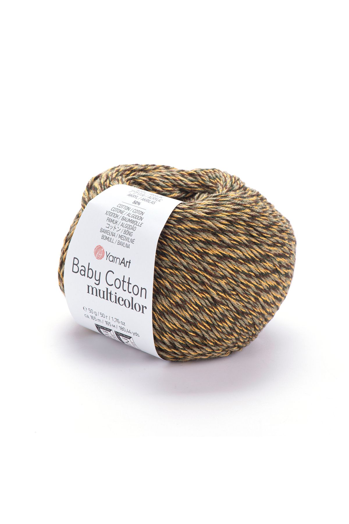Yarnart-Baby Cotton Multicolor - Μαρμάρινο Χειροποίητο Πλεκτό Σχοινί Ebruli-5219 1
