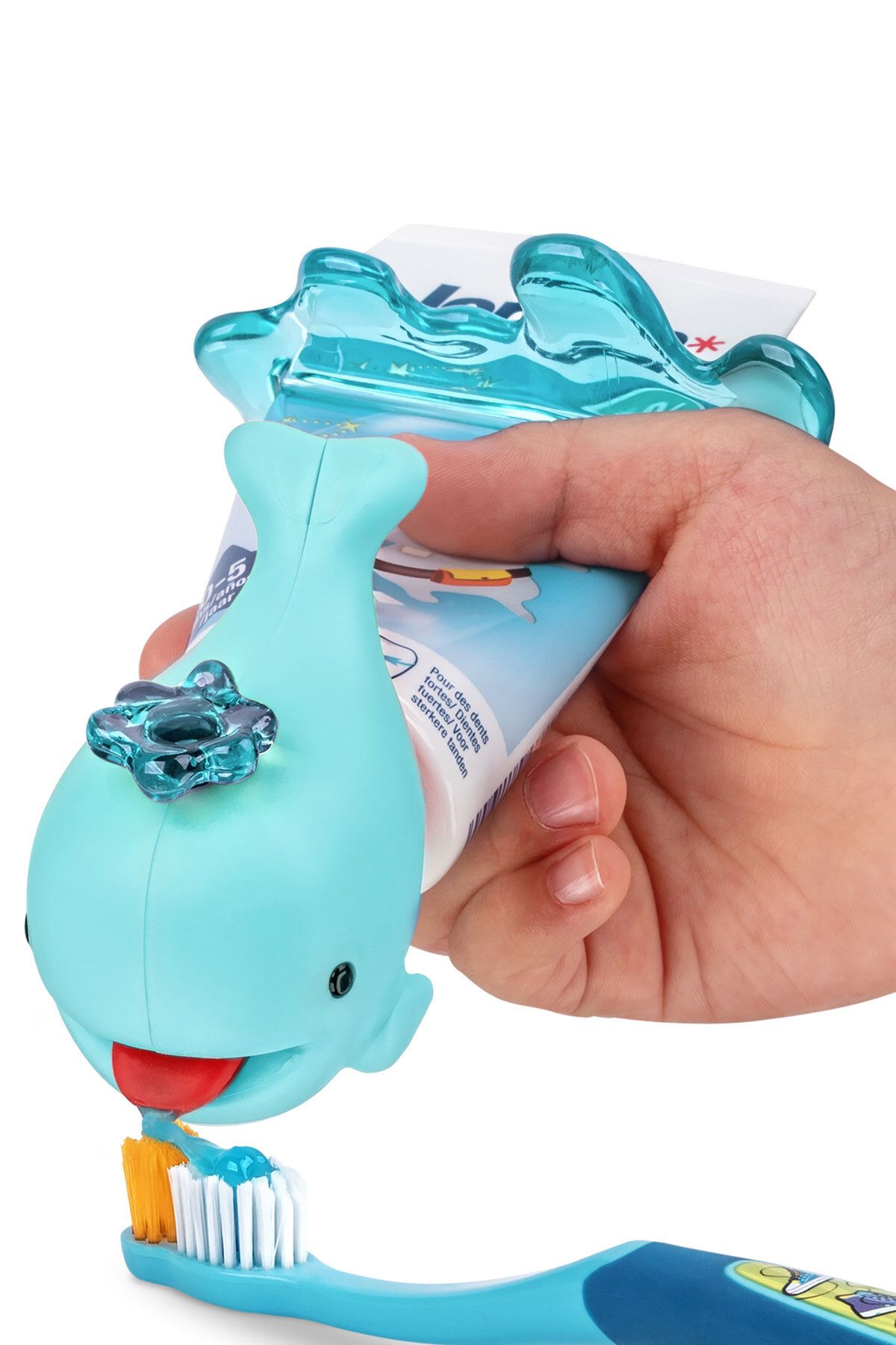 Flipper-Whale Blue Toothpaste Squeezer 2