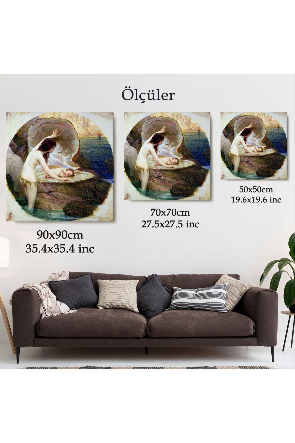 Hz Meryem Ve Hz Isa Kanvas Tablo görsel 5
