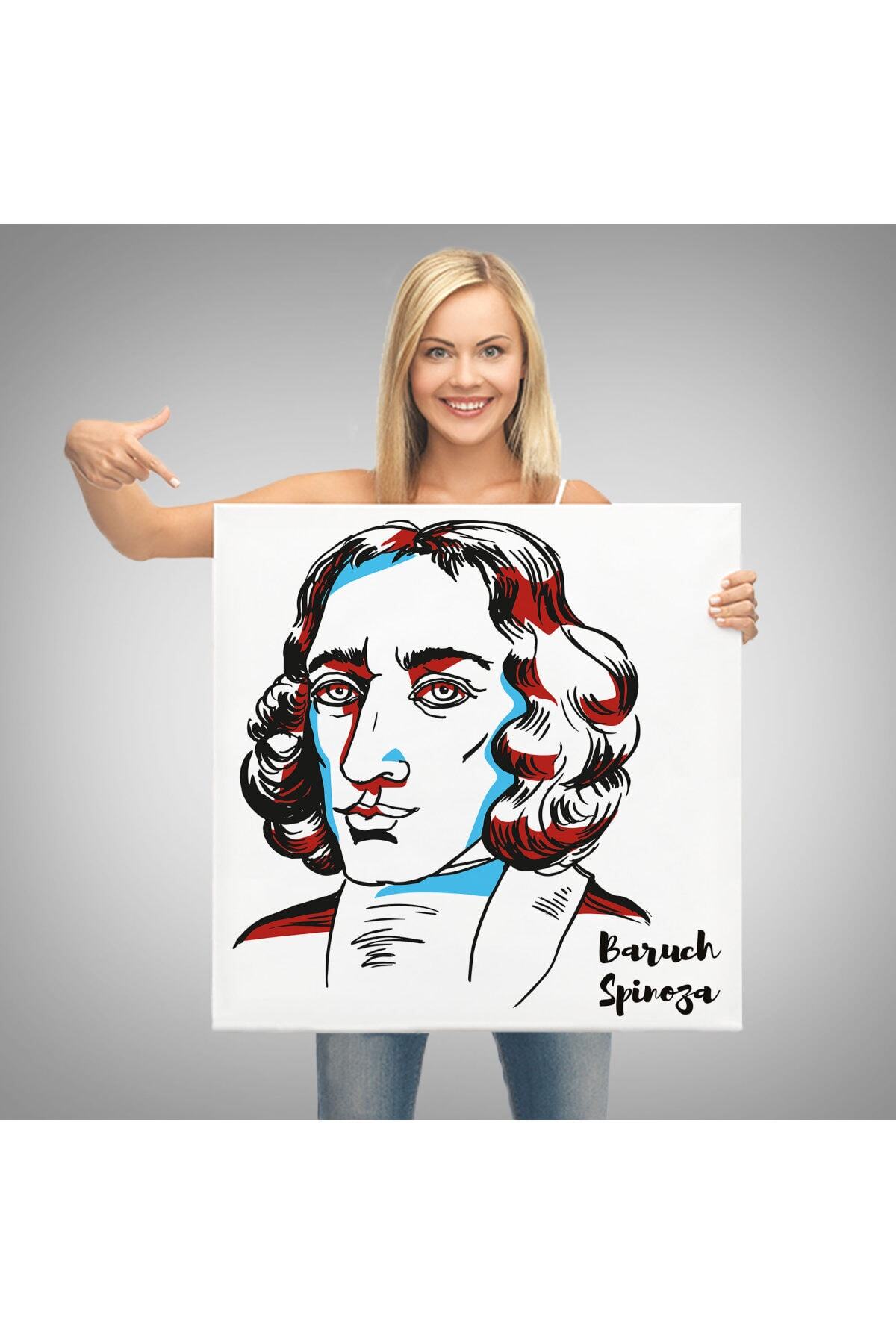 Baruch Spinoza Dekoratif Kanvas Tablo görsel 3