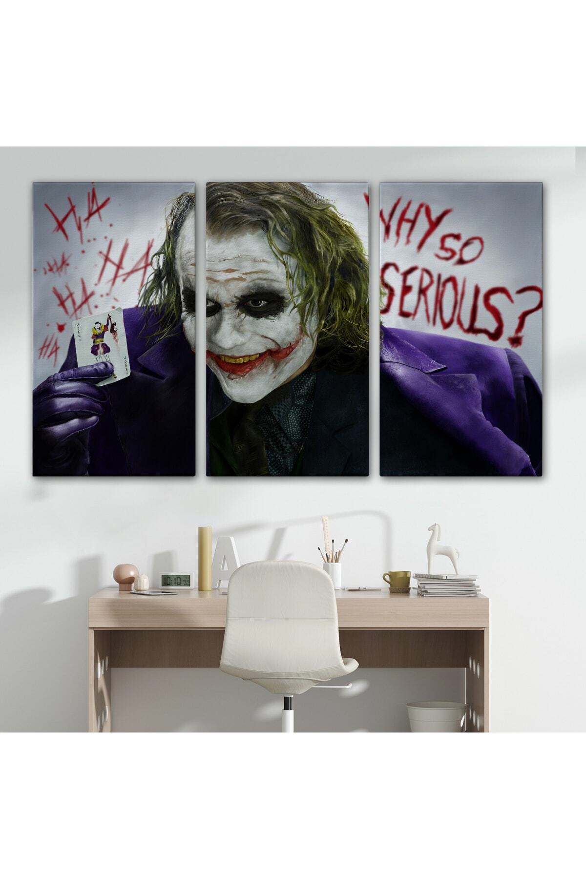 Why So Serious Joker Kanvas Tablosu görsel 3