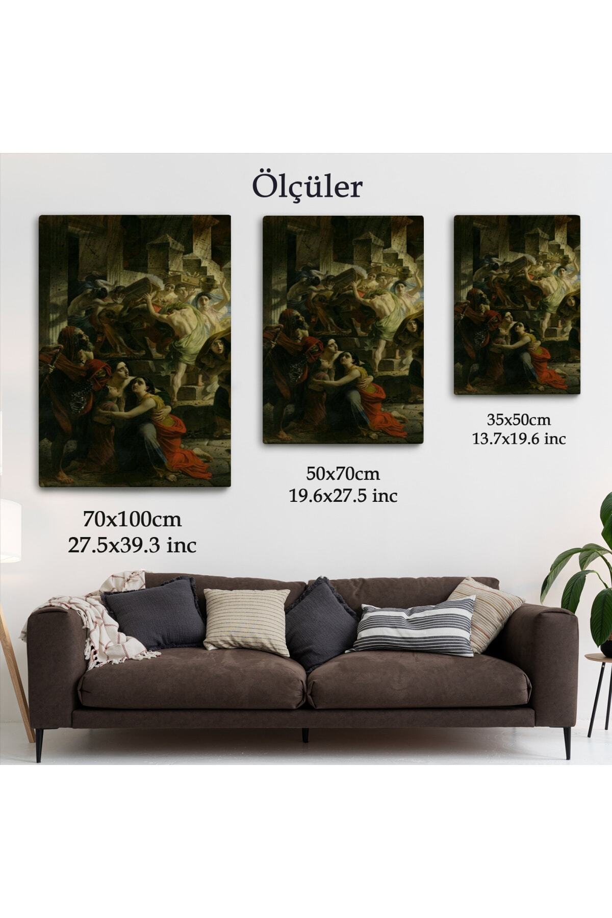 Pompeii'nin Son Günü Karl Pavlovich Bryullov Kanvas Tablo görsel 5