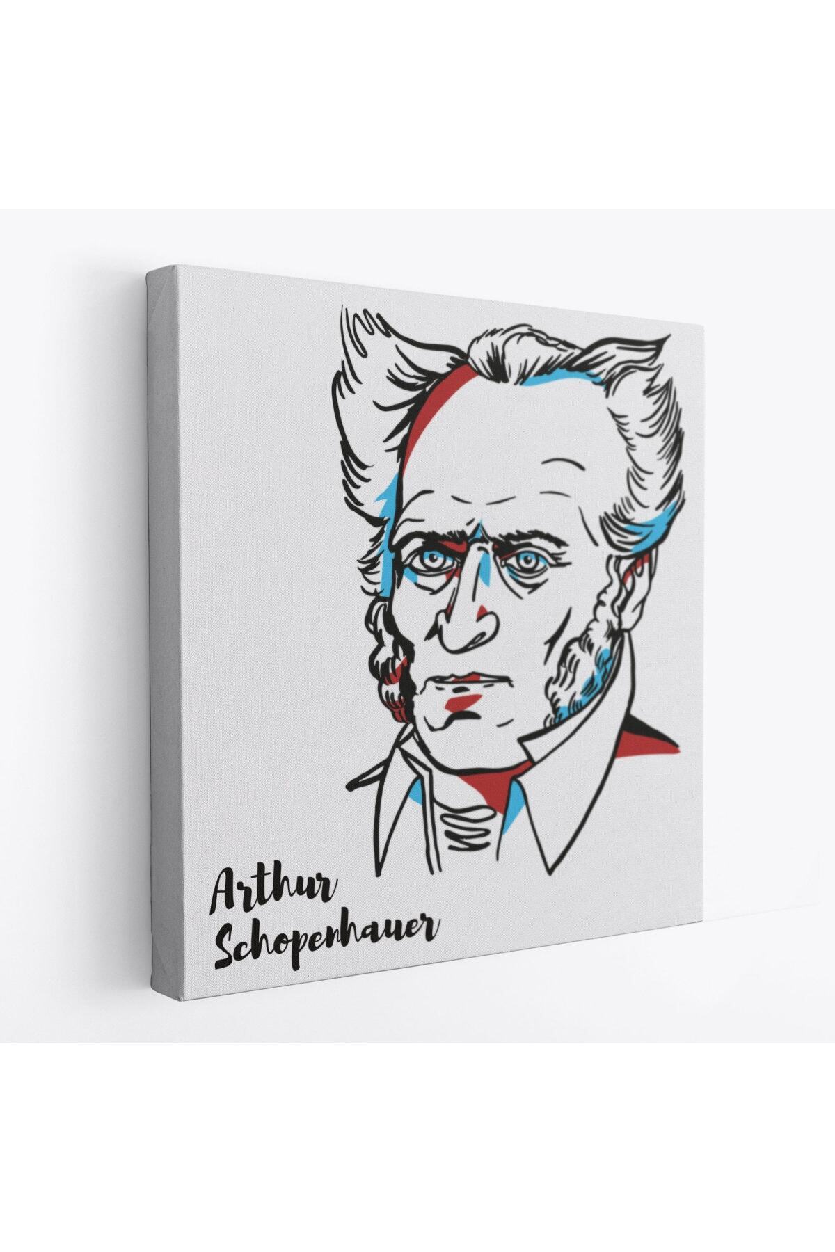 Arthur Schopenhauer Dekoratif Kanvas Tablo