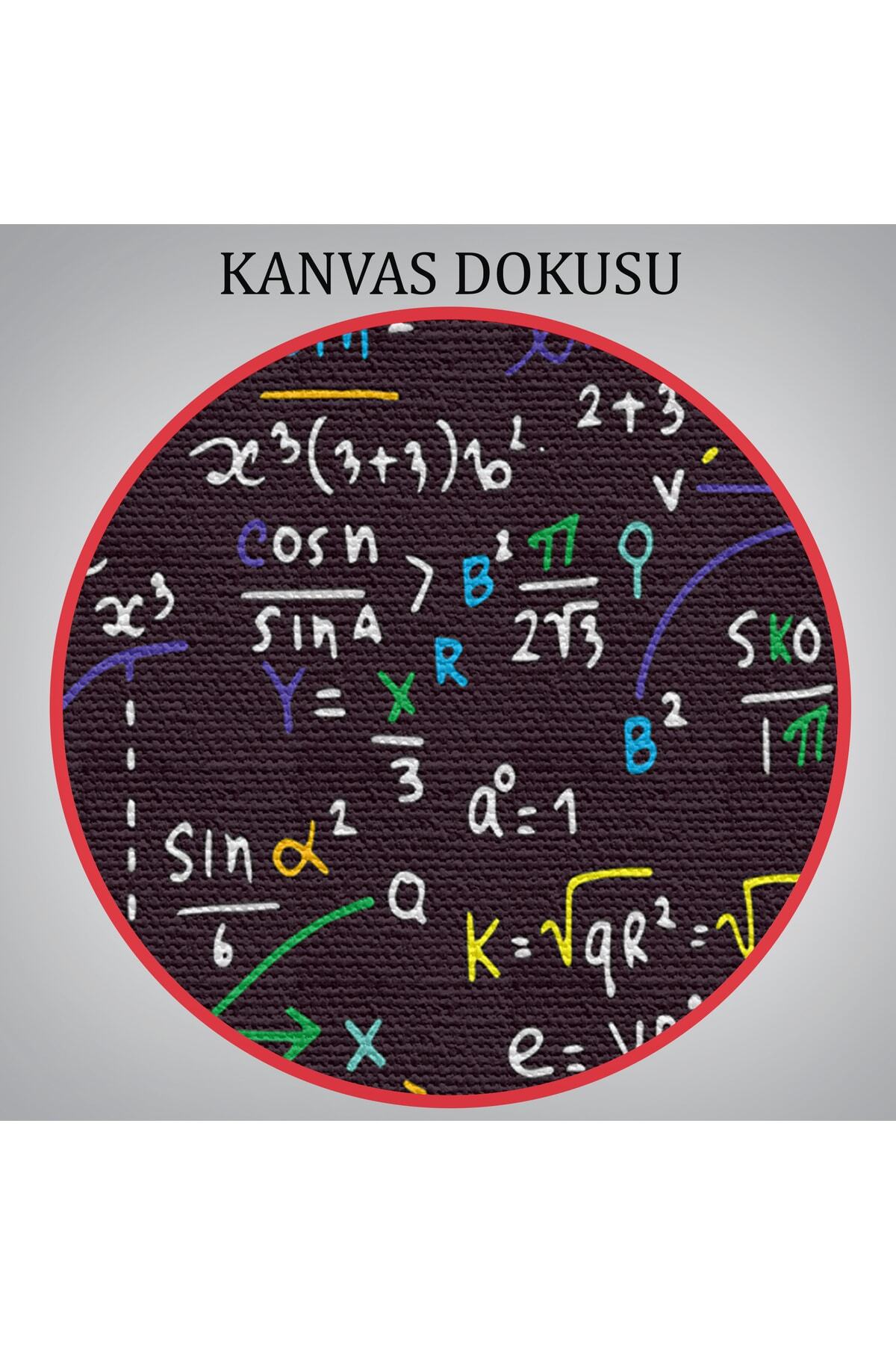 Matemetik Formullerinin Olduğu Kanvas Tablo / Öğretmen, Öğrenci Hediyesi görsel 7