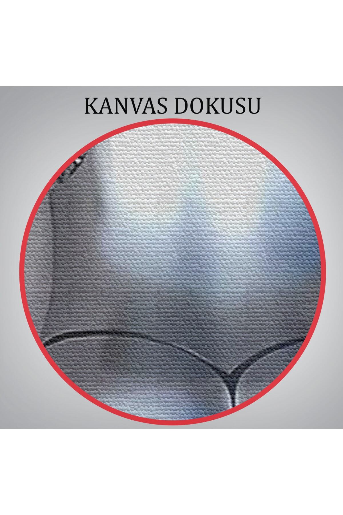3d Efektli Gümüş Insan, Gri Ve Gümüş Duvar Dekoru, Metalik Efektli Kanvas Tablo görsel 5