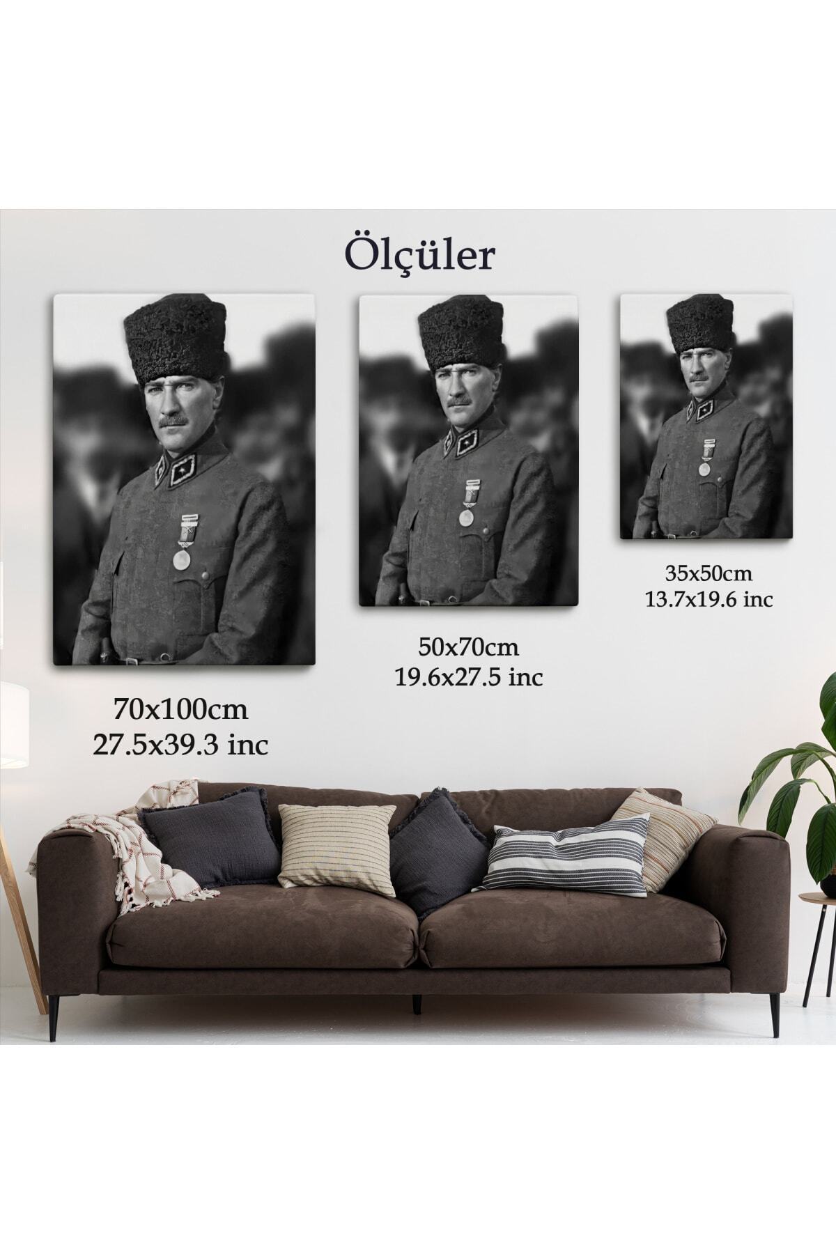 Atatürk Tablosu Kanvas görsel 5