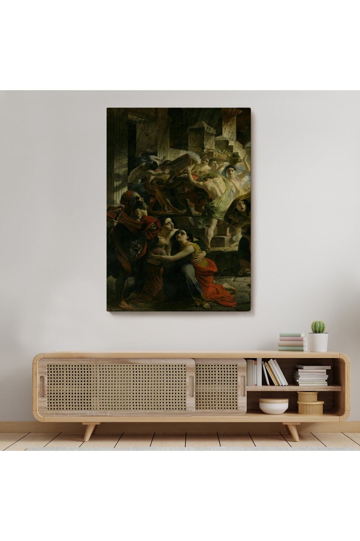 Pompeii'nin Son Günü Karl Pavlovich Bryullov Kanvas Tablo görsel 7