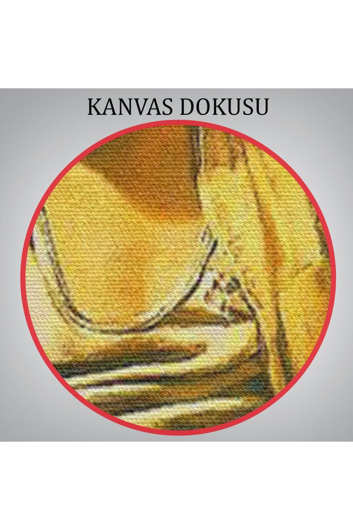 Iranlı Ressam Morteza Kartouzıan Garip Çocuk Eseri Duvar Tablosu görsel 6
