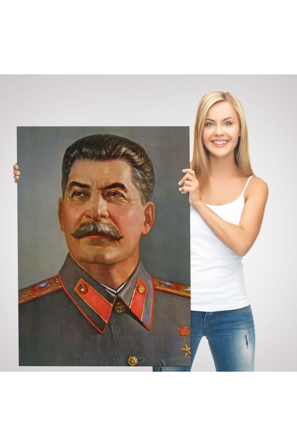 Joseph Stalin, Sovyet Sosyalist Cumhuriyetler Birliği Diktatörü Kanvas Tablosu görsel 3