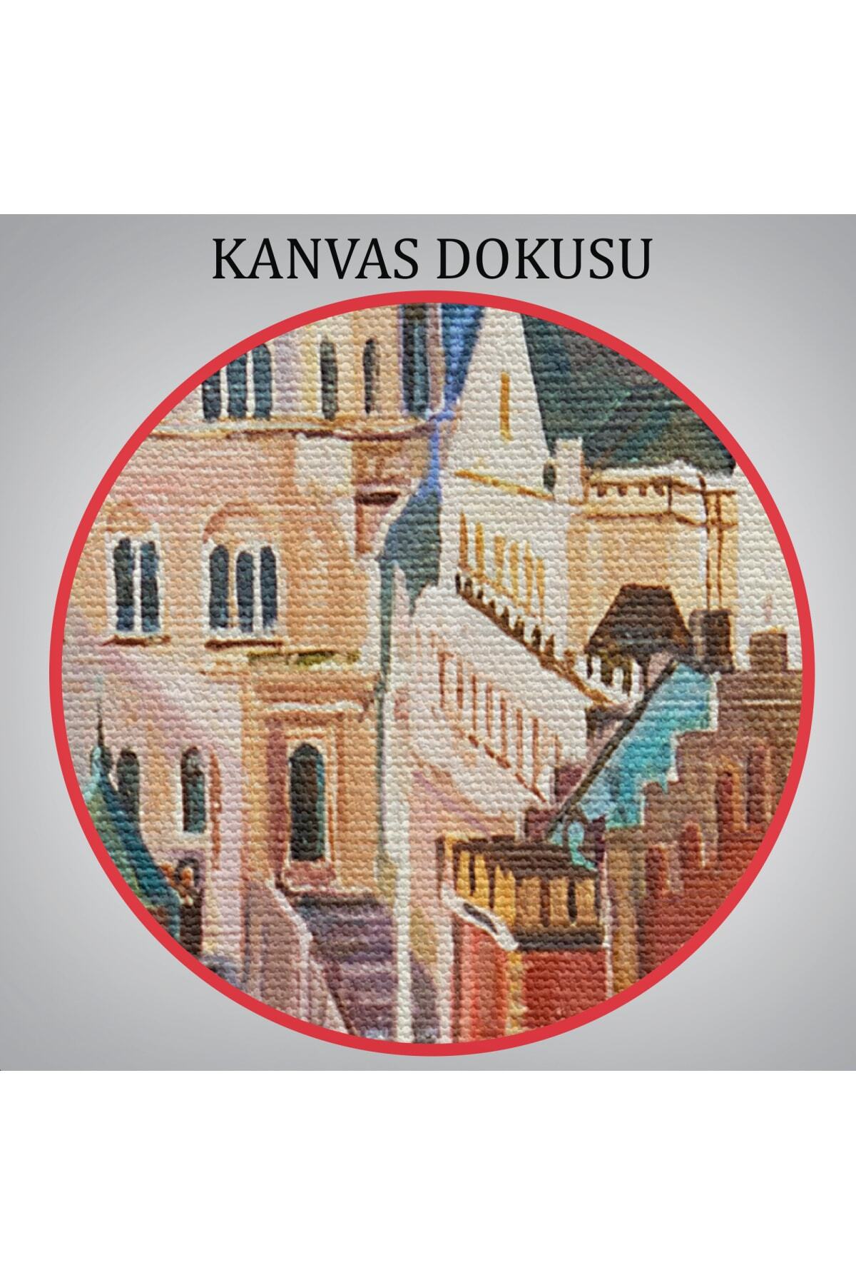 Bavyera Almanya Neuschwanstein Kalesi Kanvas Tablo görsel 6