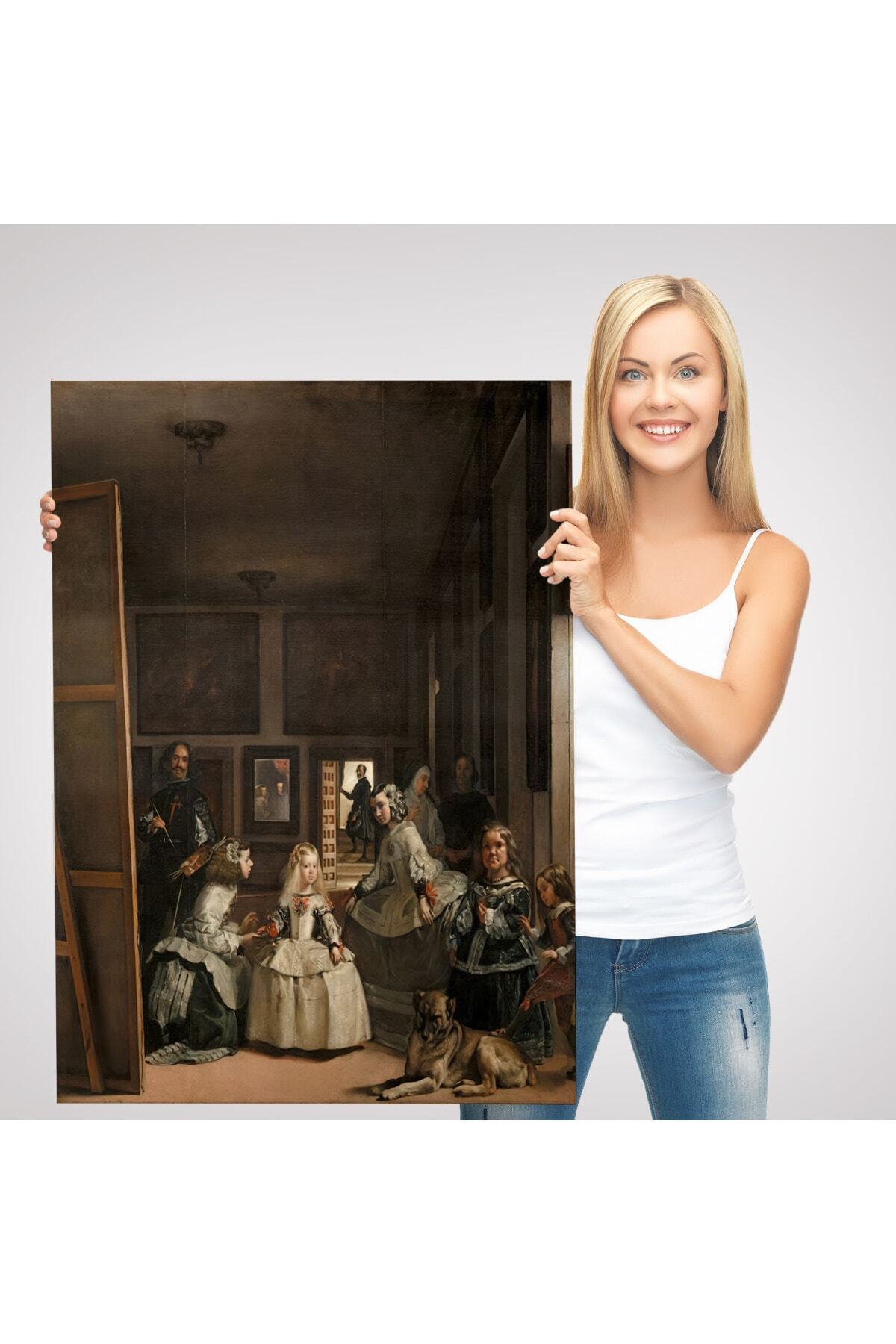 Las Meninas-diego Vel zquez Klasik Sanat Kanvas Tablo görsel 3
