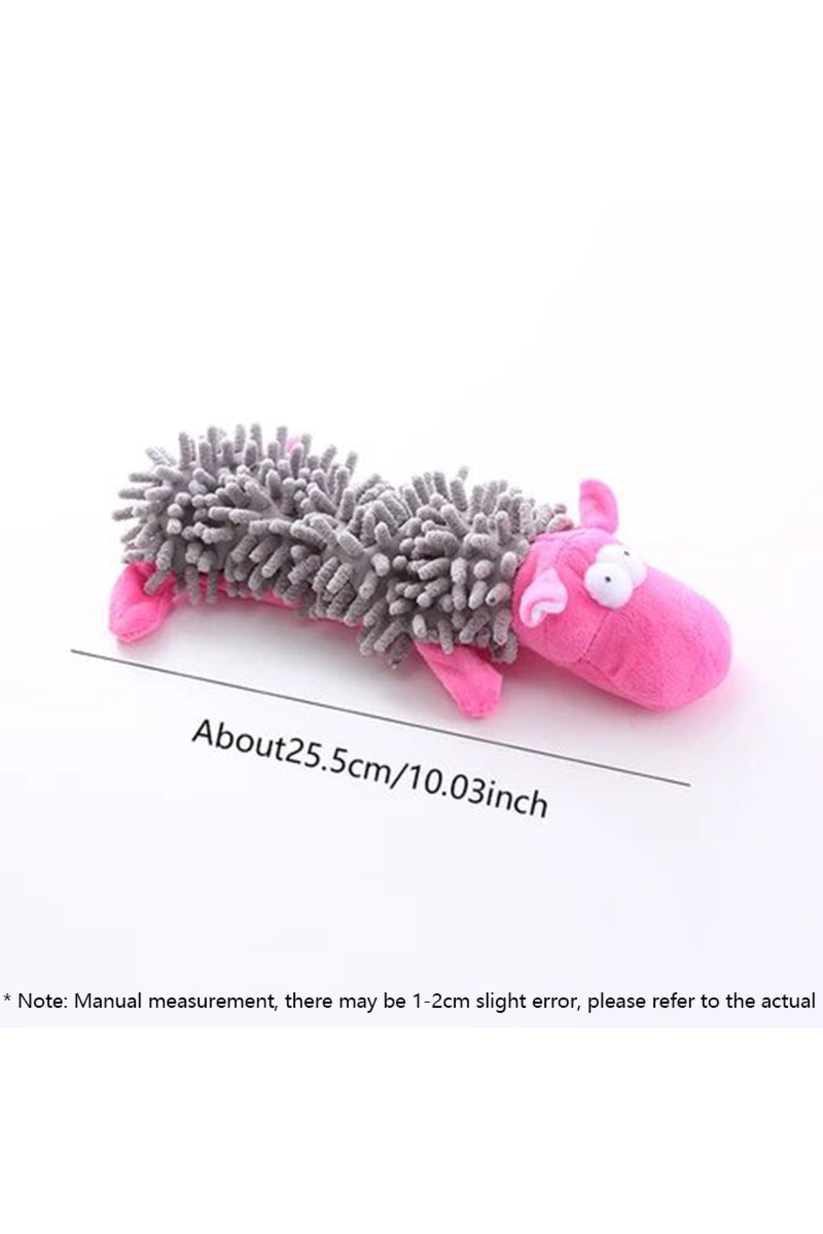 Choice-Gray 1 Plush Toy With A Dog Gnawing And Making Sounds Pet Dog Toy Sound Plush Toy Mop Fur Shell Frog 1