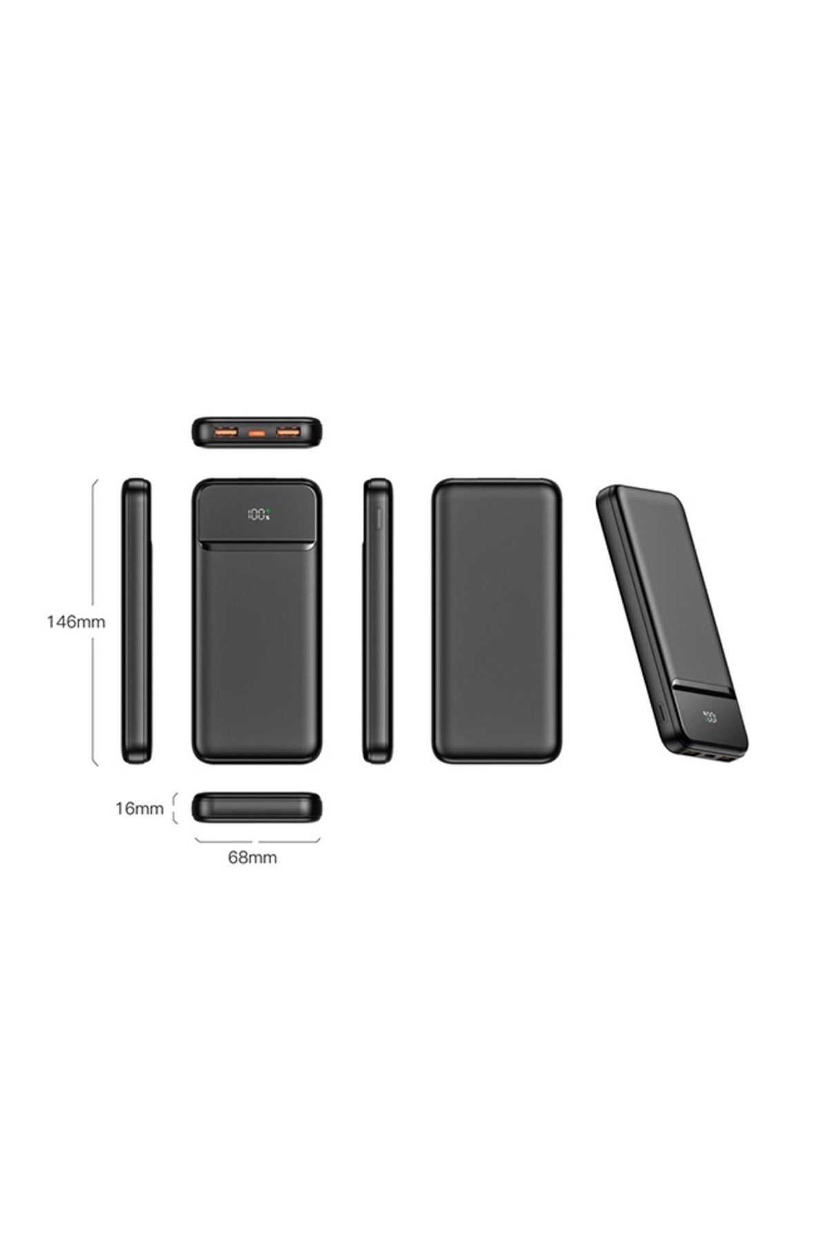 شاحن متنقل بسعة 10000 مللي أمبير، يدعم الشحن السري...