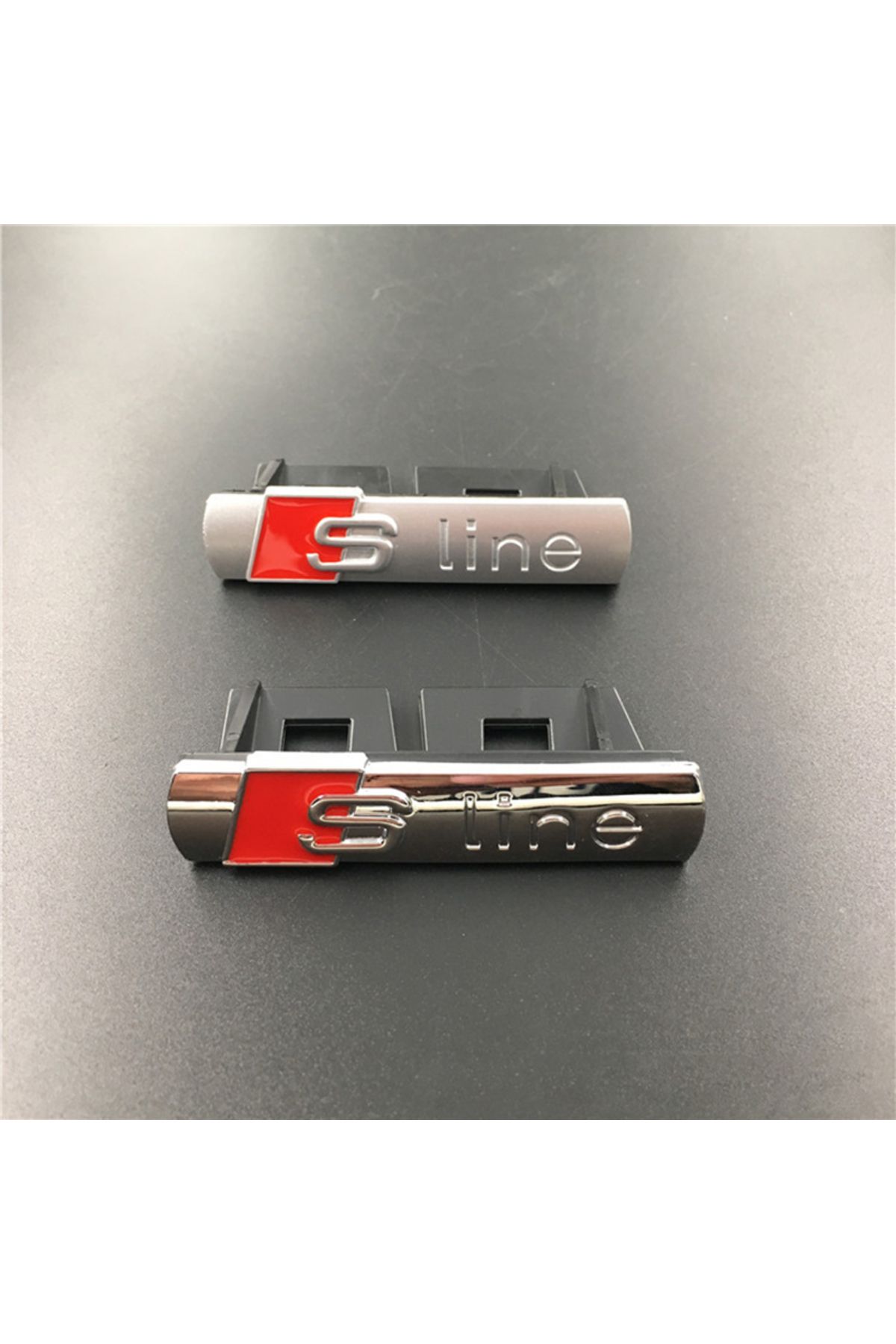 Choice-Car Emblem Grill Front Hood Badge Grille Auto S Line Badge Car Body Decoration Sticker for Audi S... 6