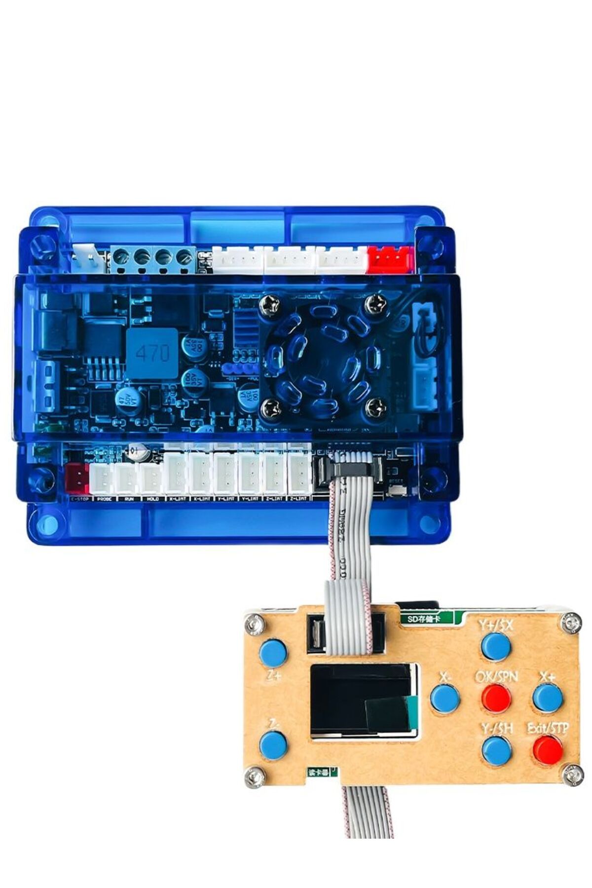 LUNYEE-1.8 Inch Grbl Offline Controller Board 3 Axis Offline Cnc Controller For 3018pro 1610/2418/3018 Engr 8