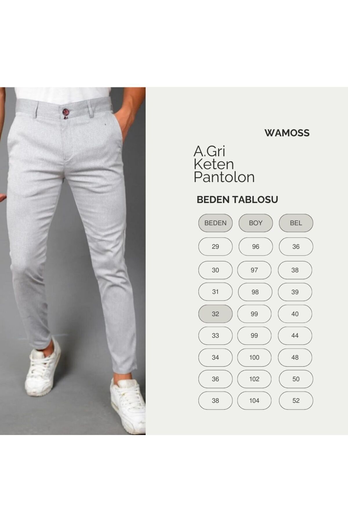 wamoss-2025 Casual Trend Ktn1 Model Pants 3