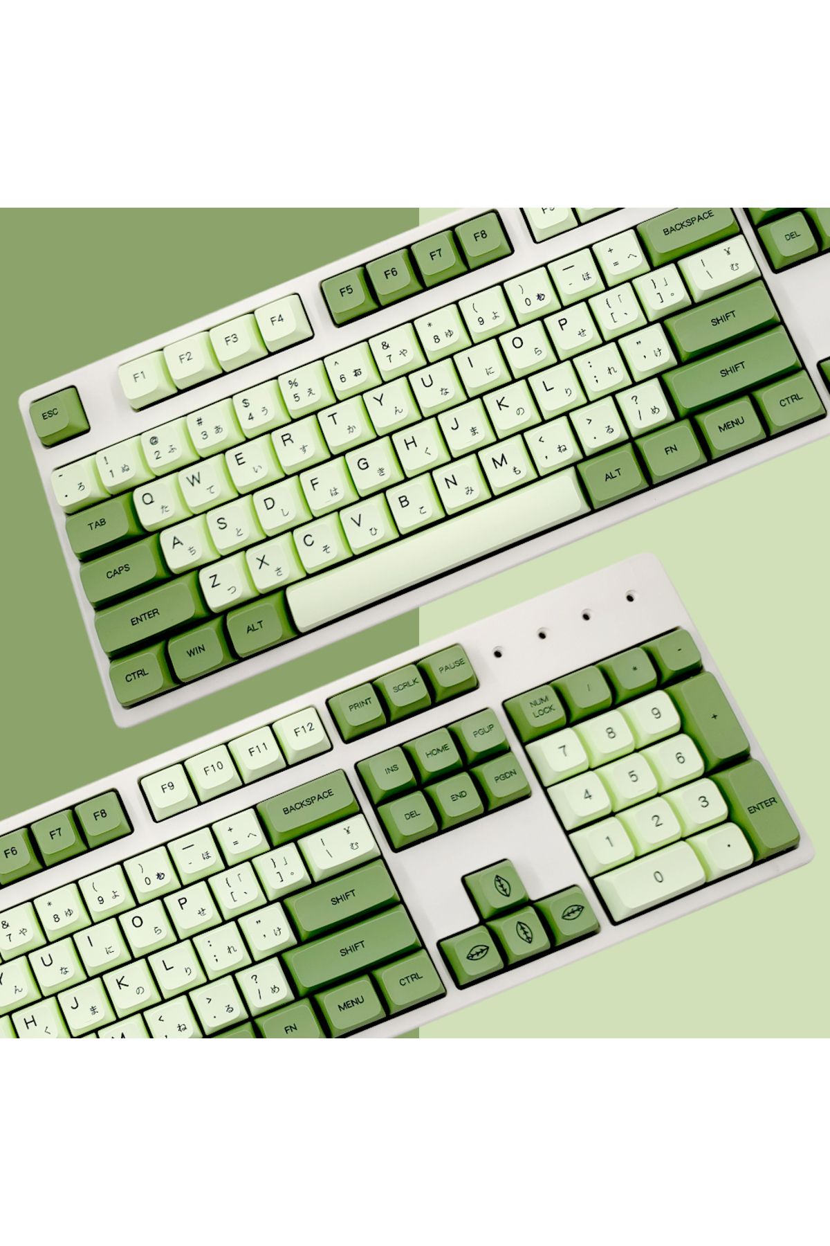 Romoral-PBT Keycaps 123Keys XDA Profile Personalized Korean English Russian KeyCap For Cherry MX 104/87/6... 7