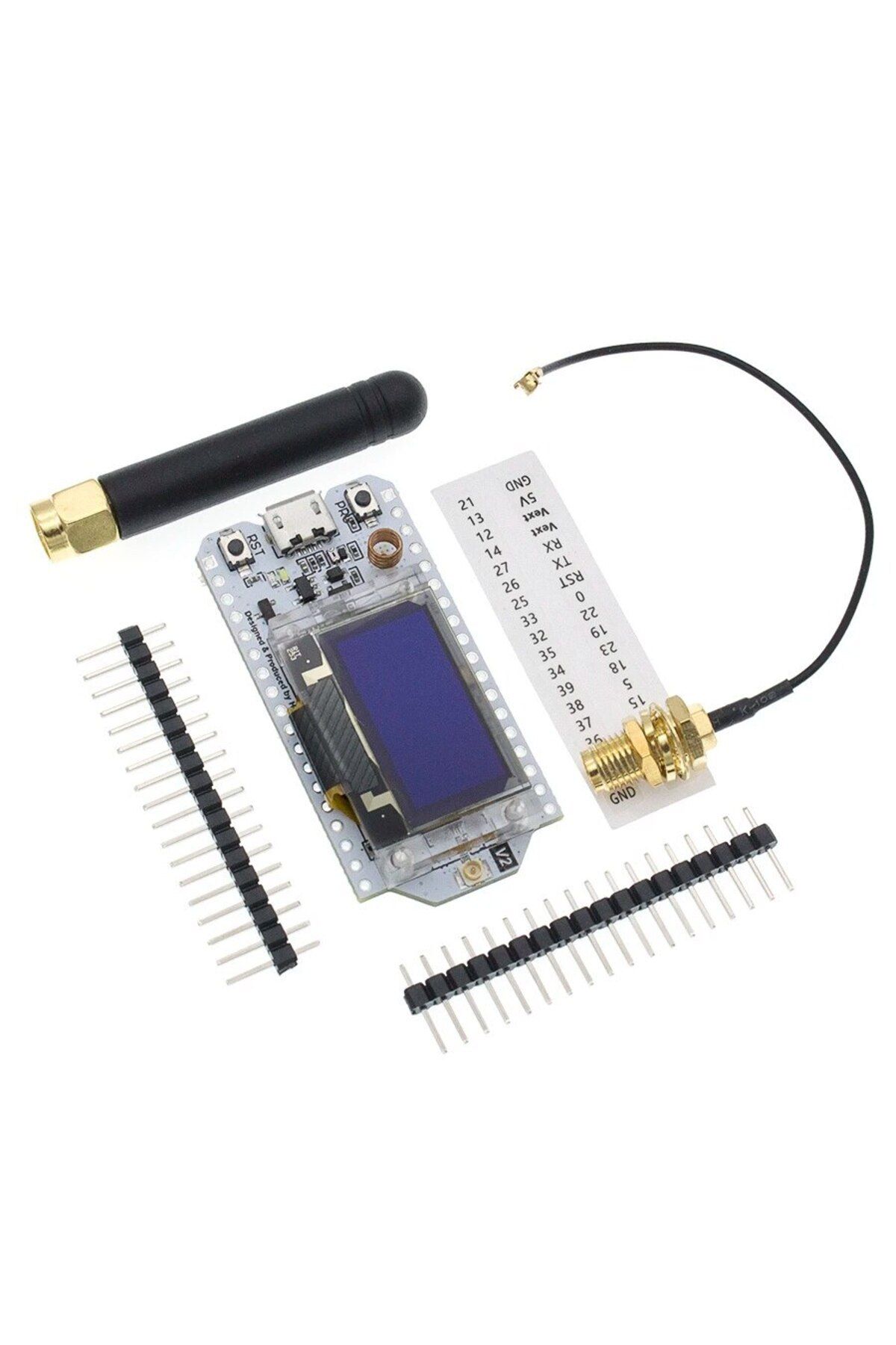 Choice-868mhz-915mhz Tenstar Sx1276 Esp32 Lora 868mhz-915mhz 0.96 Inch Blue Oled Display Bluetooth Wifi Kit 6