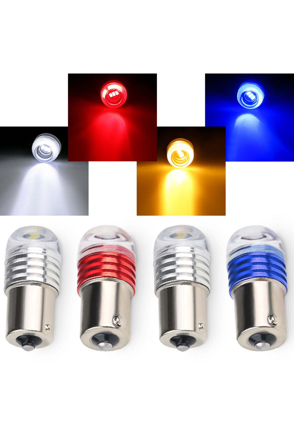 Choice-2x 1156 Strobe 1157 Flash Led BA15S BAY15D P21/5W P21W R5W R10W Bulb Car Light S25 5630 Tail Brak... 6