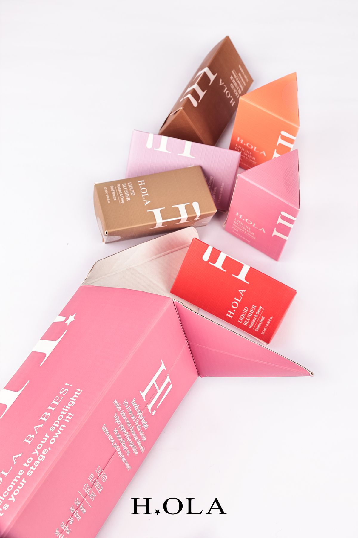 h.OLA-Set of 6 Liquid Blushes |   All Colors (Boxed) 2