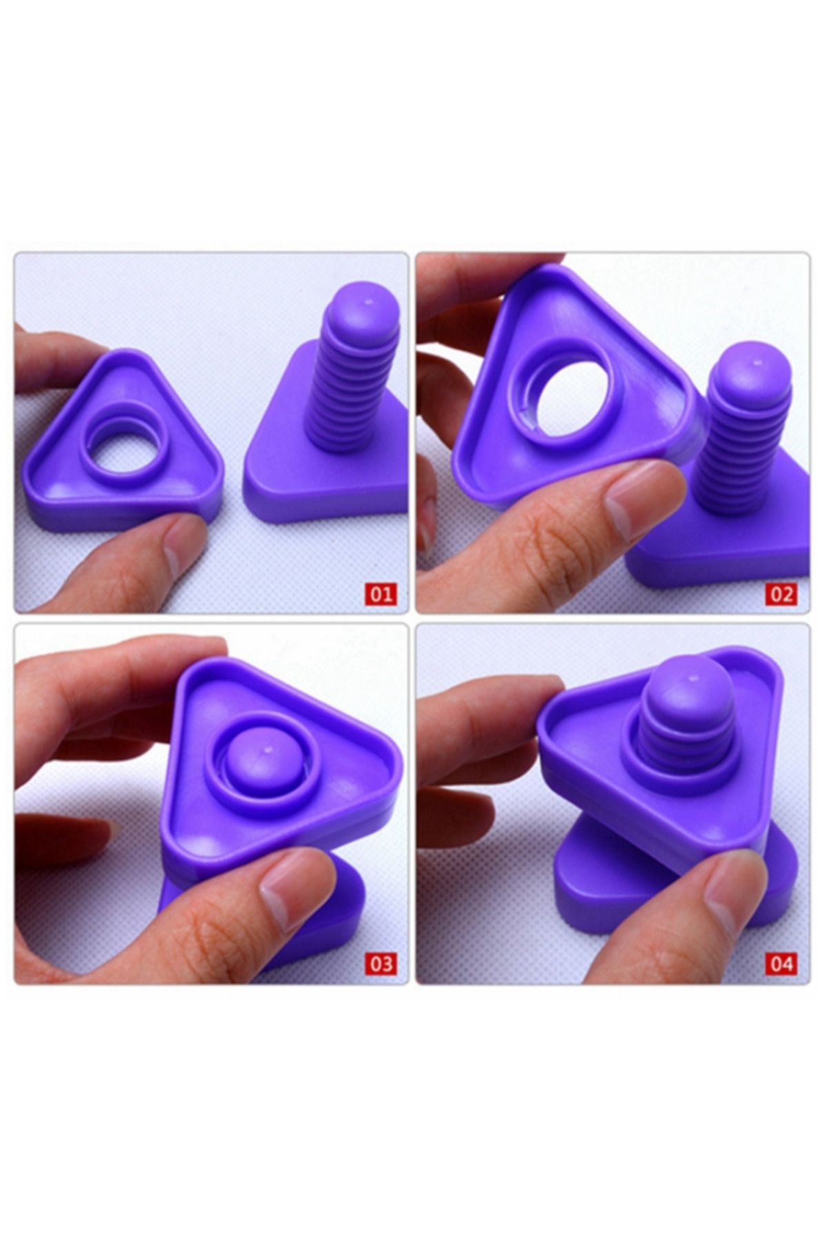 Choice-5set Random 5 Set Screw Building Blocks Nut Shape Match Puzzle Toys For Children Infant Montessori S 6
