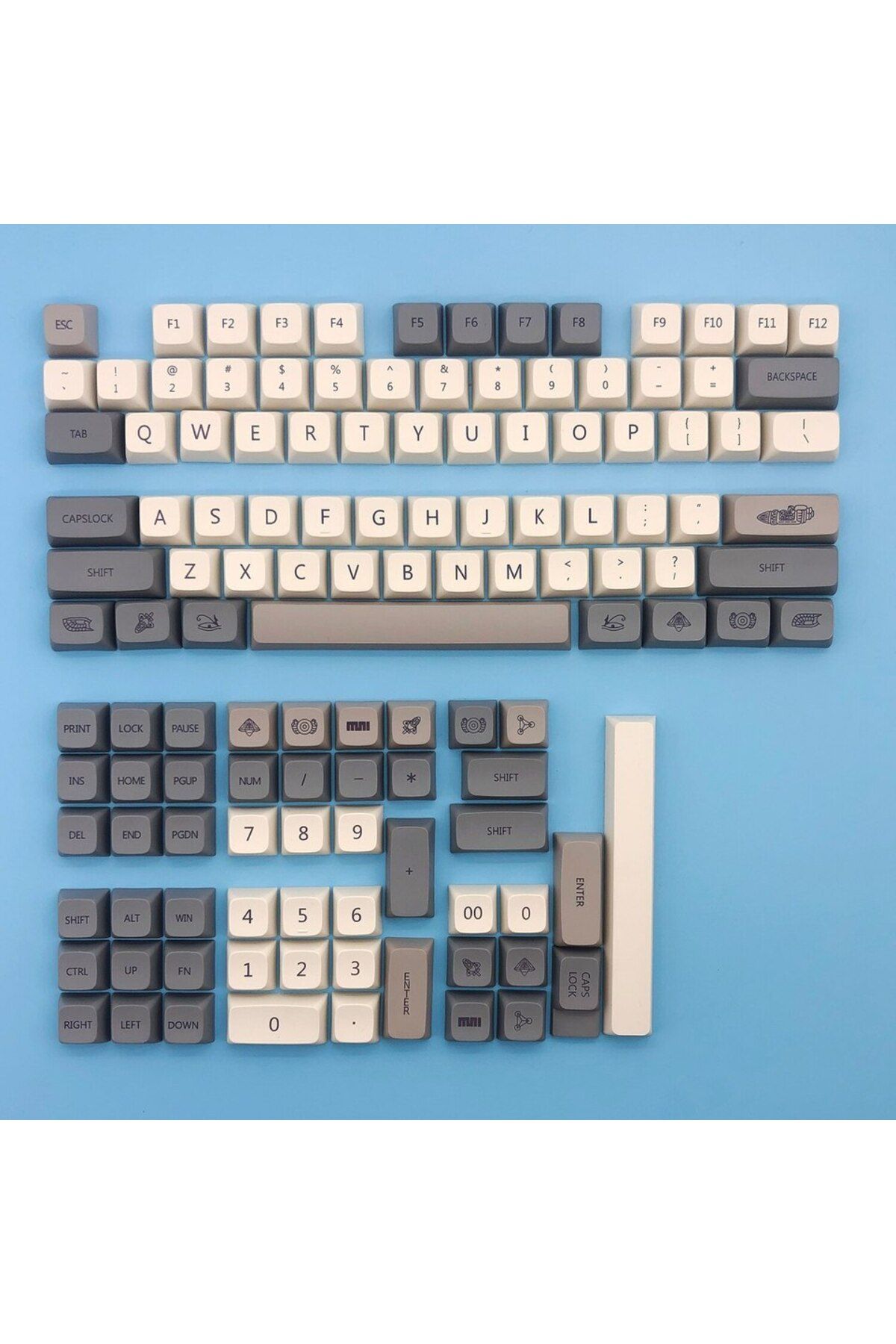 Choice-Revelation Keycap Revelation Rocket Keycap 125 Key Xda Height Pbt Material Sublimation Suitable For 1
