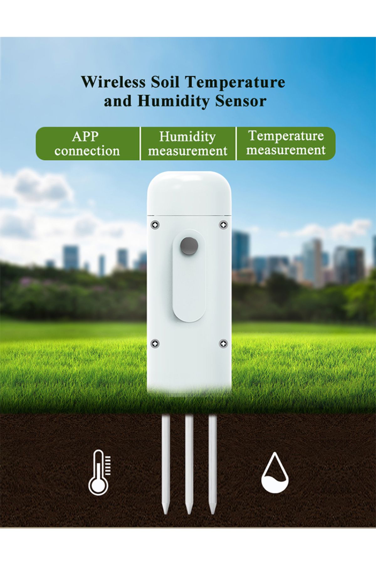 Choice-Haozee Tuya Smart Zigbee Soil Tester Temperature And Humidity Meter Waterproof Moisture Garden I... 7