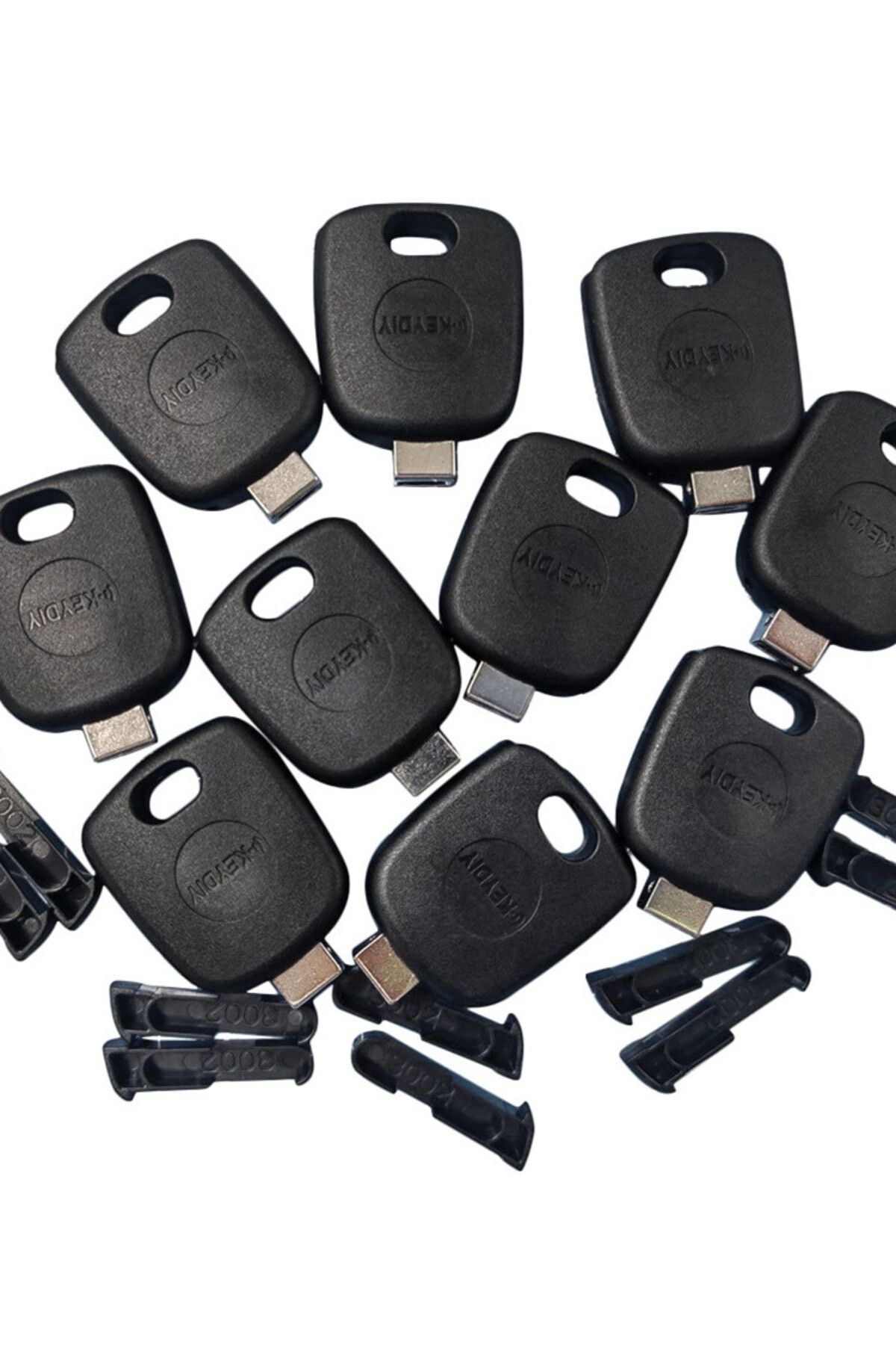 Choice-10pcs 10/50pcs Kd Universal Transponder Key Case Spare Chip Key Head Kd Xhorse Key Blade Shell With 6