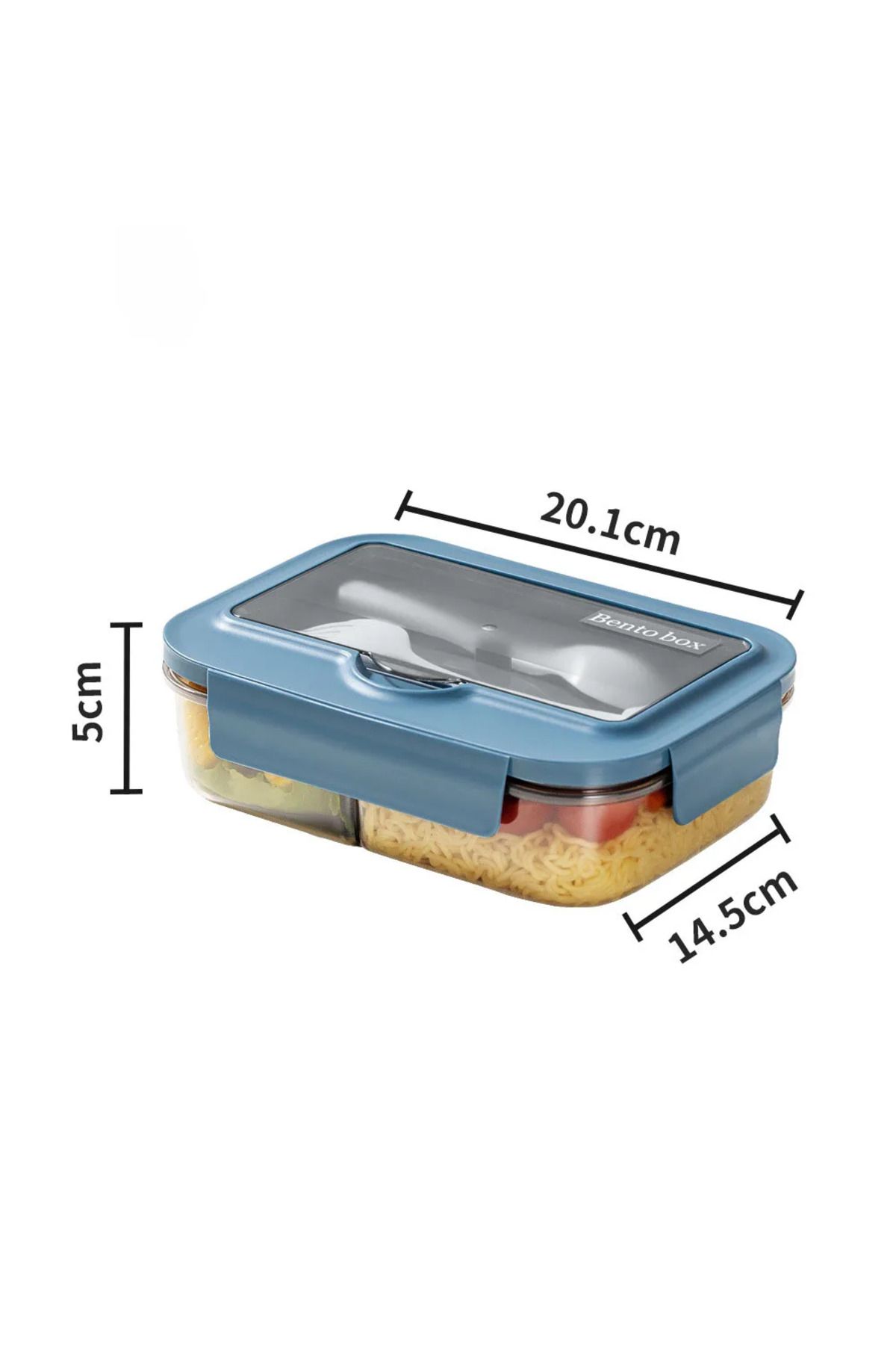 Choice-1pc Lunch Boxes, Tragbare Geteilte Lunchbox, Ins Nordic Style -Box, Getrennte Lunchbox 7