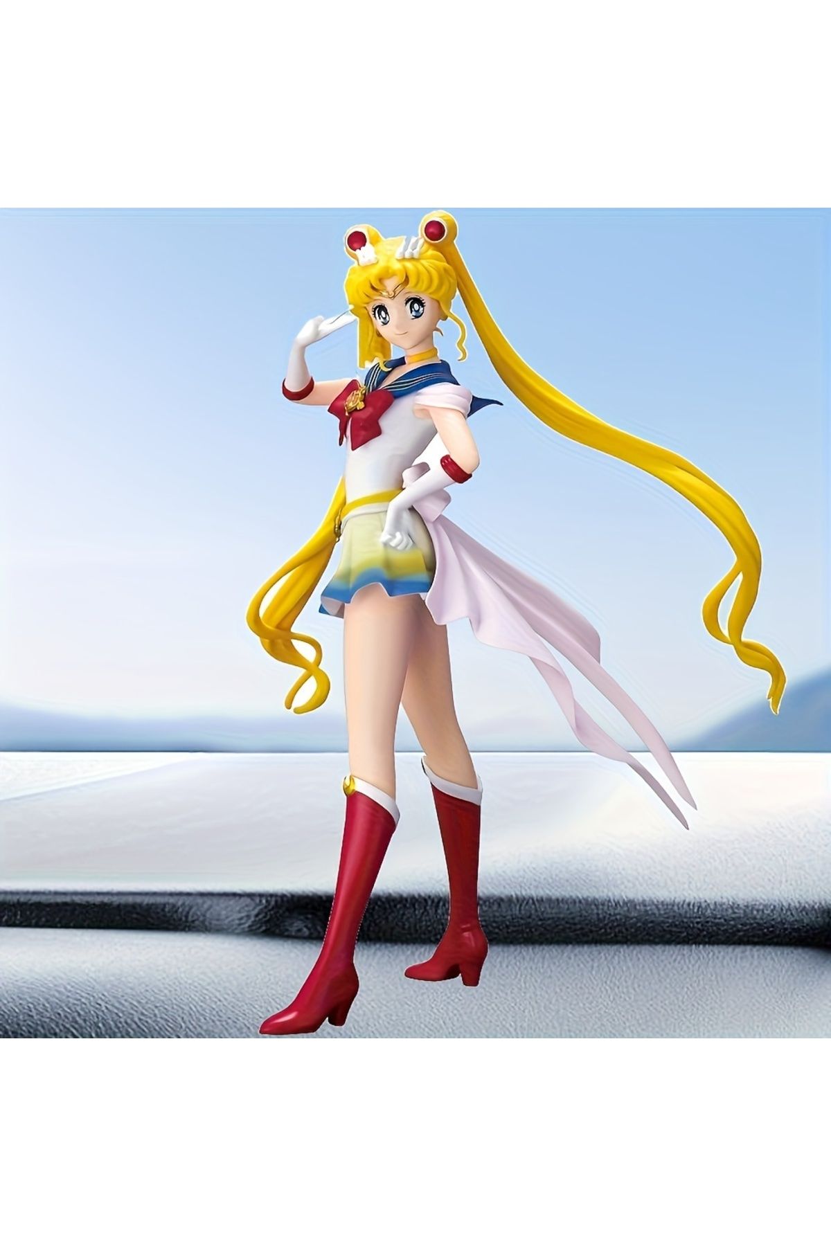 Choice-Yellow Twin Ponytail Doll Anime Character Ornament, Best Collectible Figure Gift for Family and F... 6