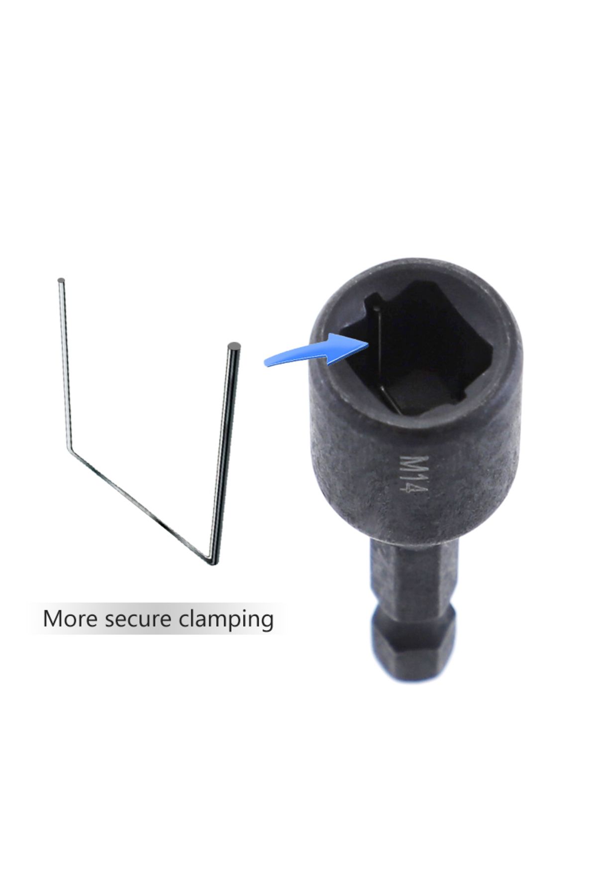 Choice-6pcs Tap Die Socket Adapter 1/4 '' Hex Shank Machine Screw Metric Plug Threading Tool for Electri... 3