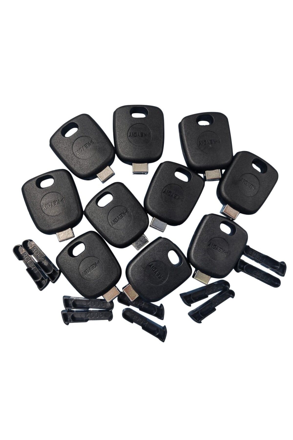 Choice-10pcs 10/50pcs Kd Universal Transponder Key Case Spare Chip Key Head Kd Xhorse Key Blade Shell With 5