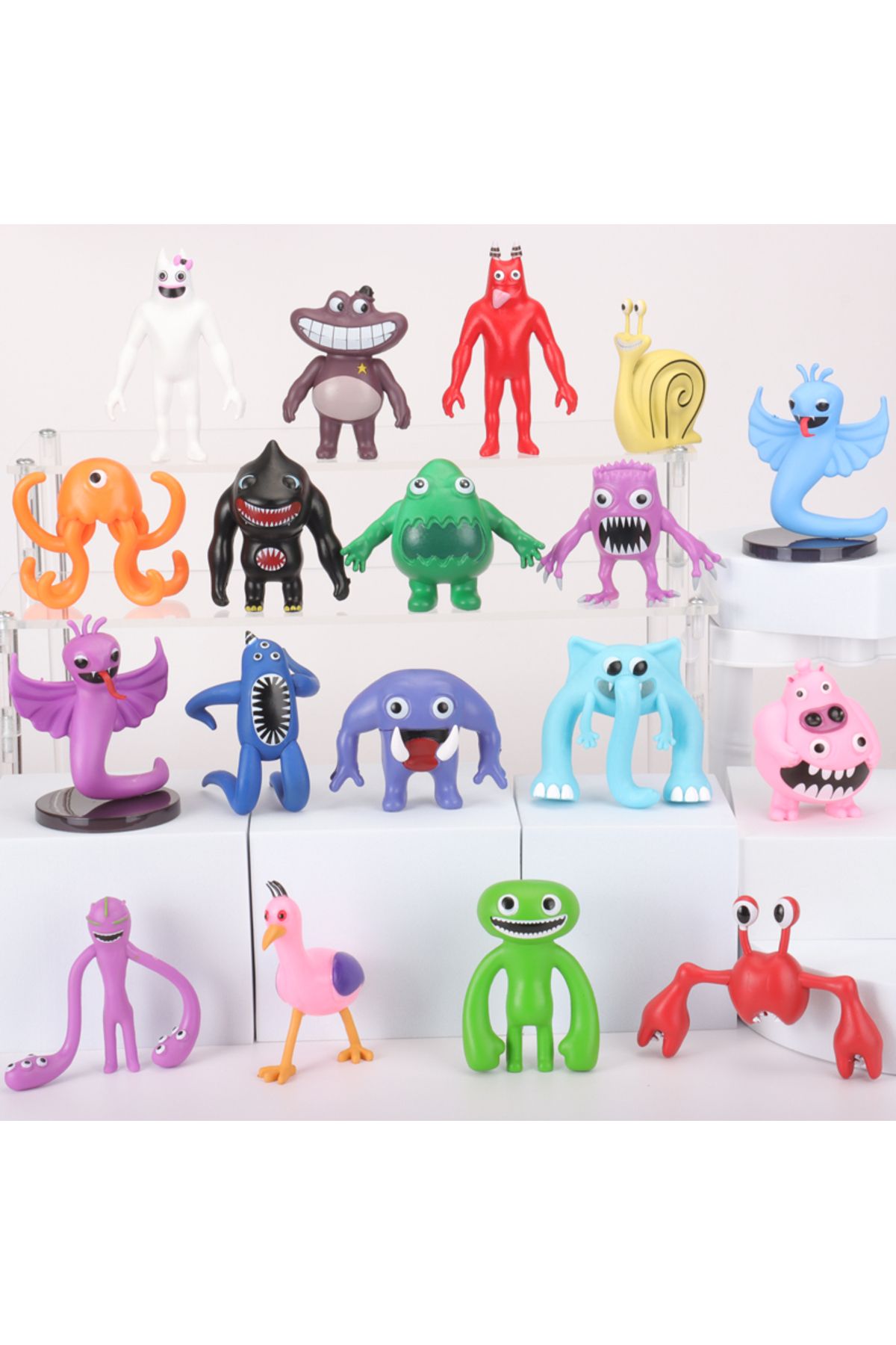 Choice-9pcs/set Garten of Banban Action Figure Toys PVC Game Nabnab Hunter Tim Silent Steve Plushies Dol... 8