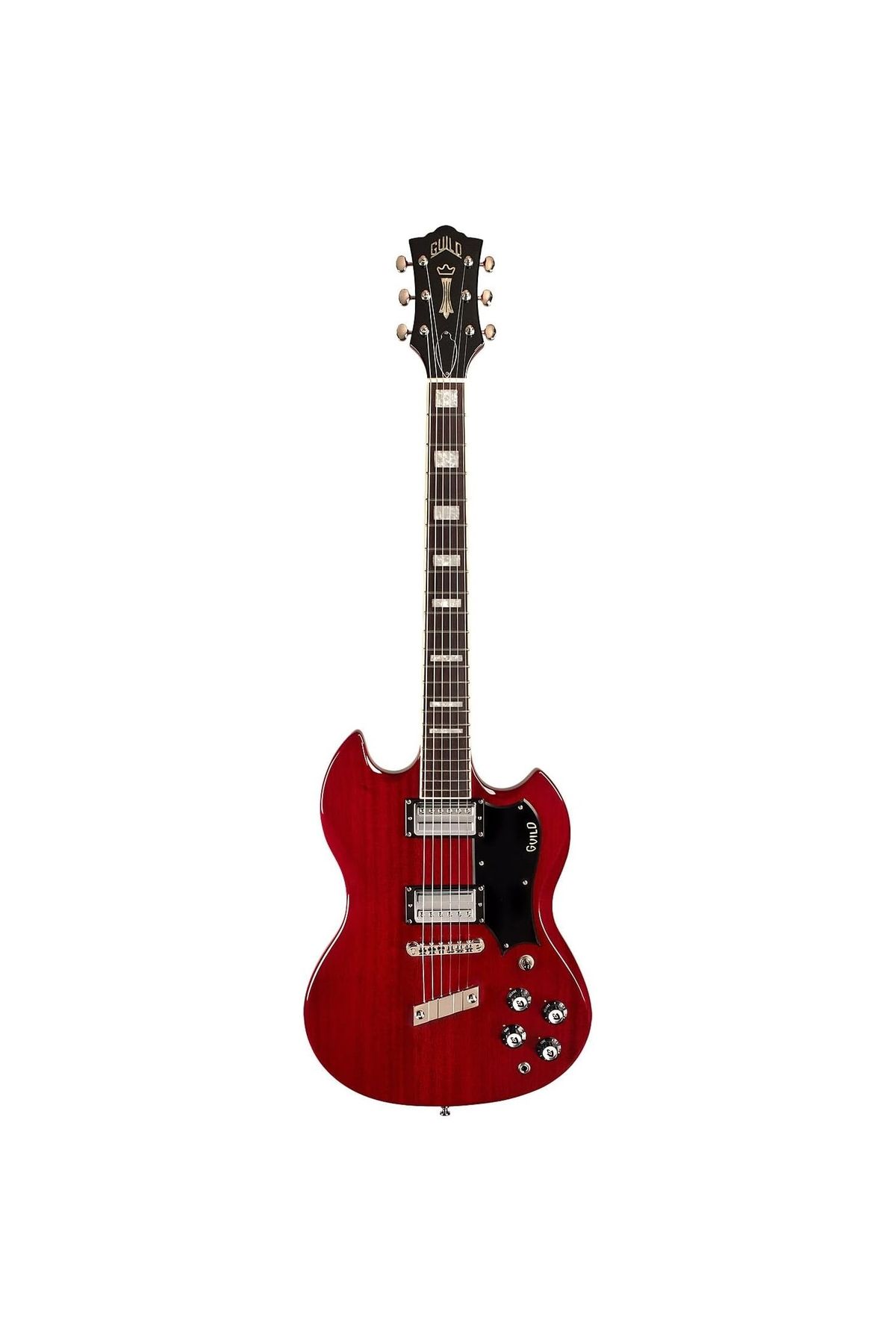 Guild Polara Deluxe Elektro Gitar (Cherry Red)