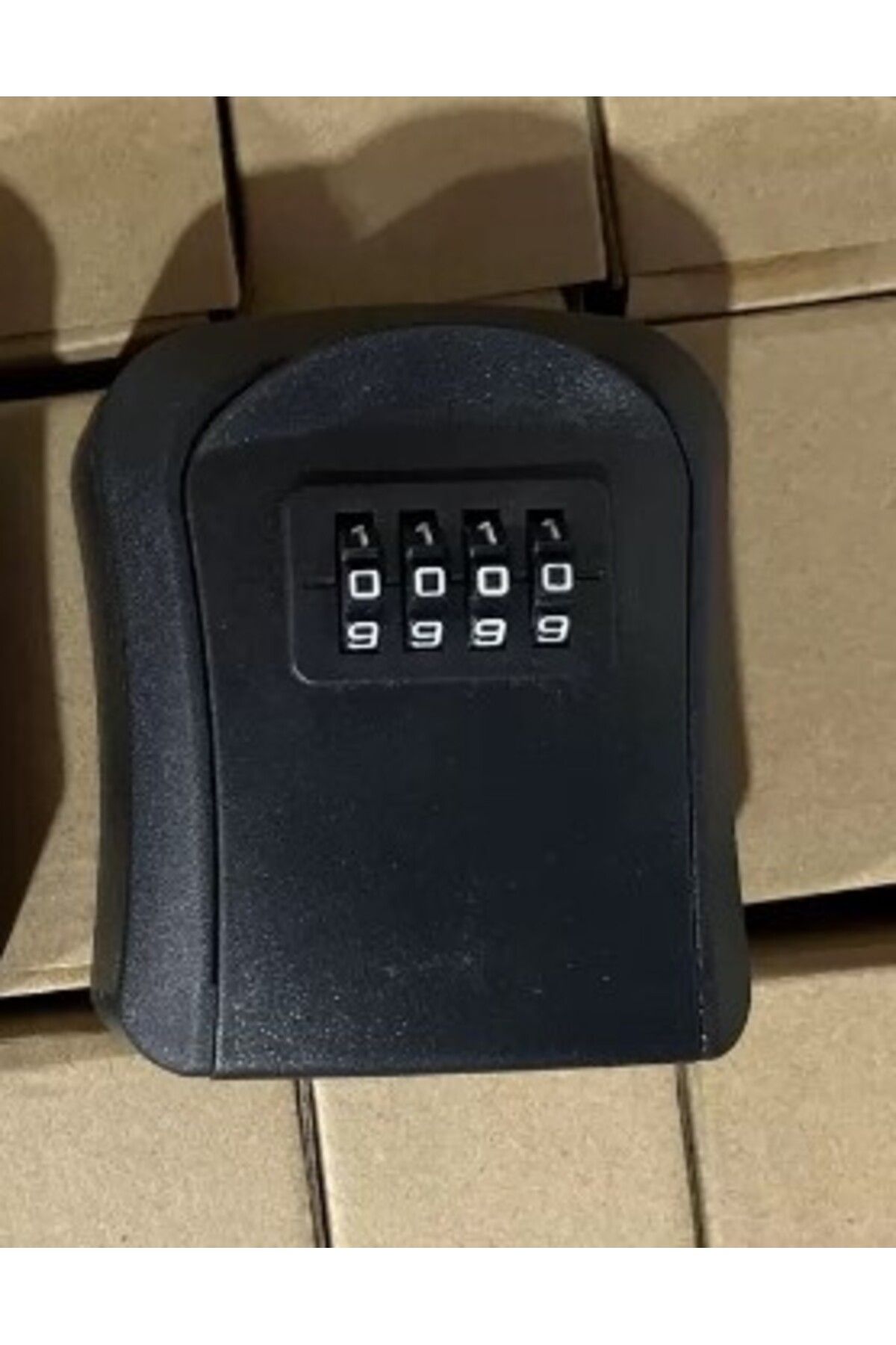 Choice-Black Abs At017 Key Keeper Combination Lock Wall Mounted Waterproof 4 Digits Passwords 5 Keys Storag 1