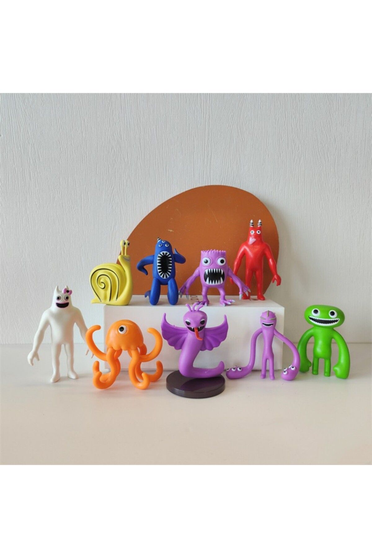 Choice-9pcs/set Garten of Banban Action Figure Toys PVC Game Nabnab Hunter Tim Silent Steve Plushies Dol... 4