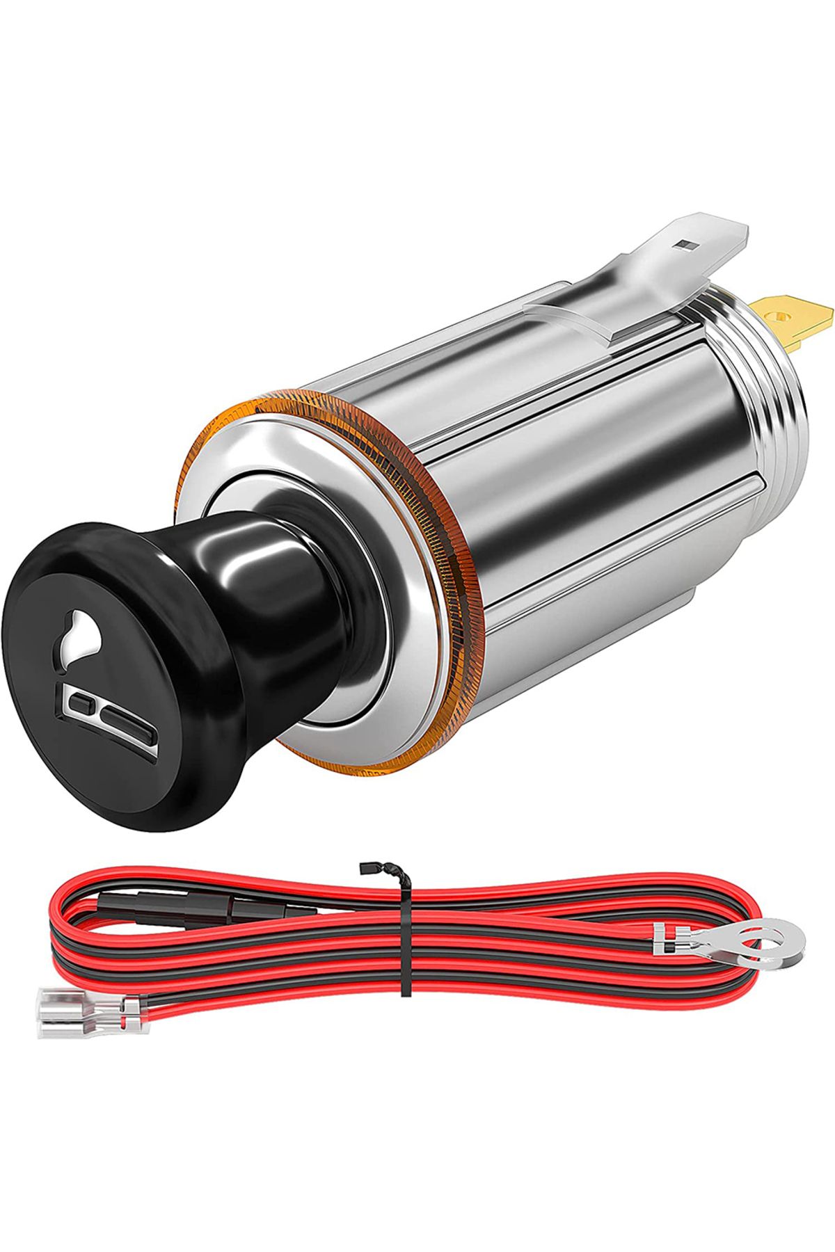 Choice-DaierTek 12V Cigarette Lighter Socket with Eject Button Cigarette Lighter Plug Car Cigarette Ligh... 8