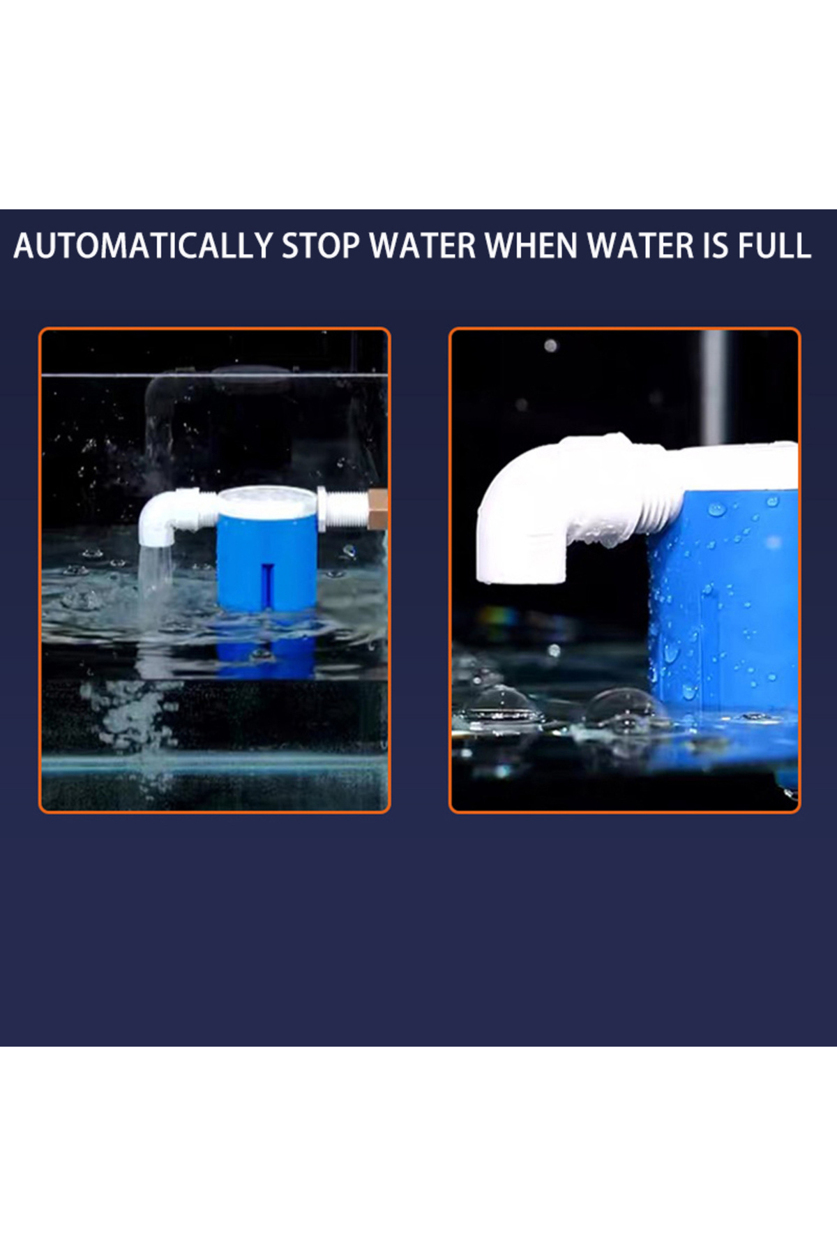 Choice-3/4" JYN Side Water Inlet 1/2'' 3/4'' 1'' Practical Water Level Control Durable Replacement Full Aut 5