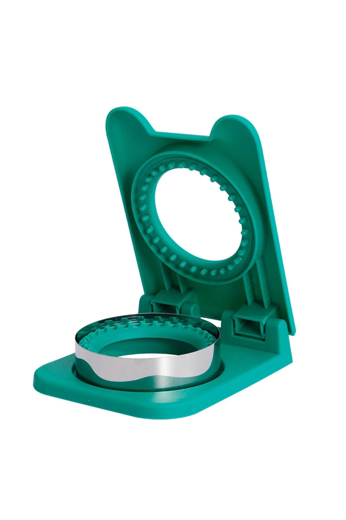 Choice-Green Circle Sandwich Cutter And Sealer Flip Sandwich Cutting Tool For Kids Lunch Stainless Steel Bl 1