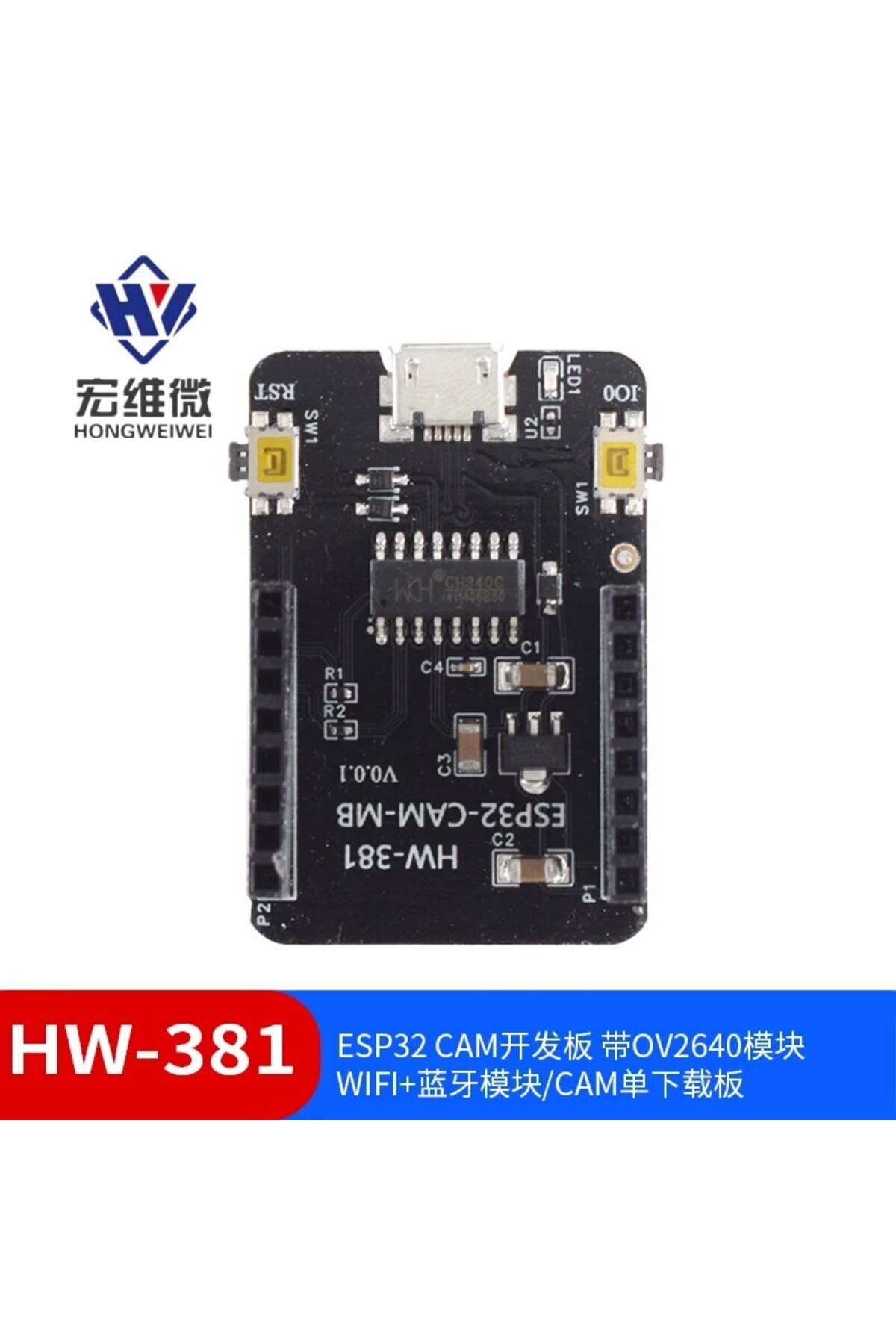 Choice HW-381 ESP32 CAM Development Board with OV2640 Module WIFI ...