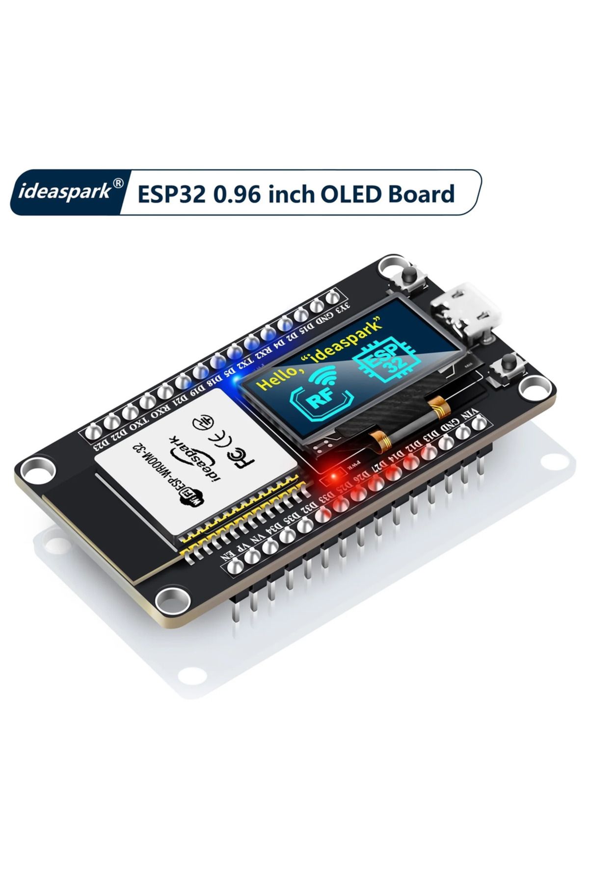 ideaspark-Esp32 0.96 Inch Oled ®esp32 Development Board With 0.96 Inch Oled Display,ch340,wifi Ble Wi 1