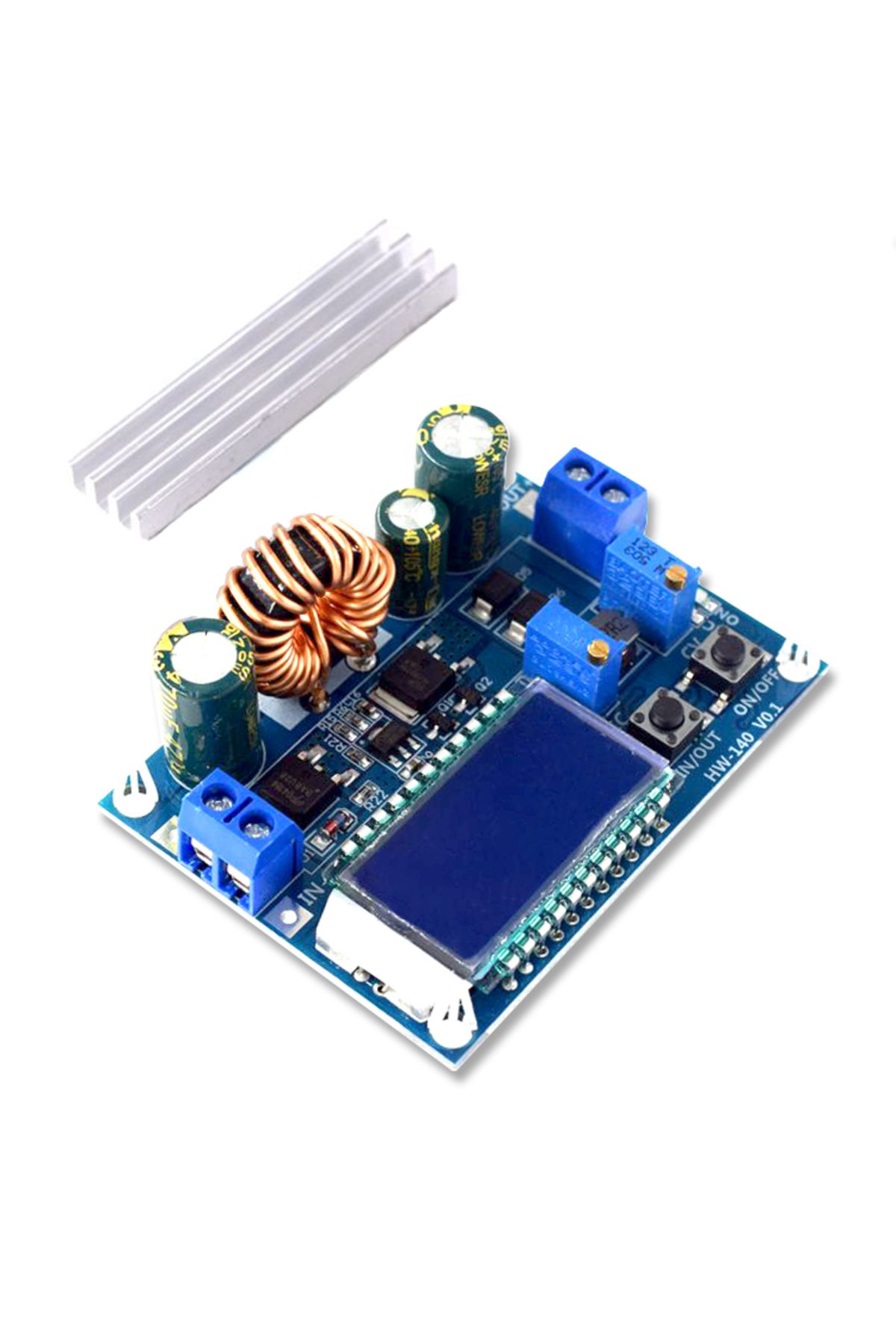 Choice-35W DC 5.5-30V to 0.5-30V Digital LCD Display Automatic Step up down Buck Boost Converter Power S... 7