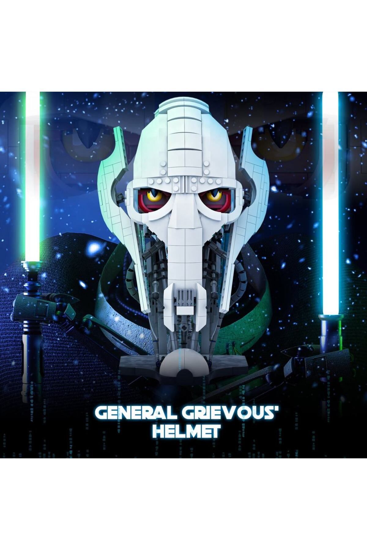 Choice-788 قطعة من مكعبات بناء خوذة الجنرال Grievous من MOC Idea، مجموعة نماذج خوذة تجميع... 6