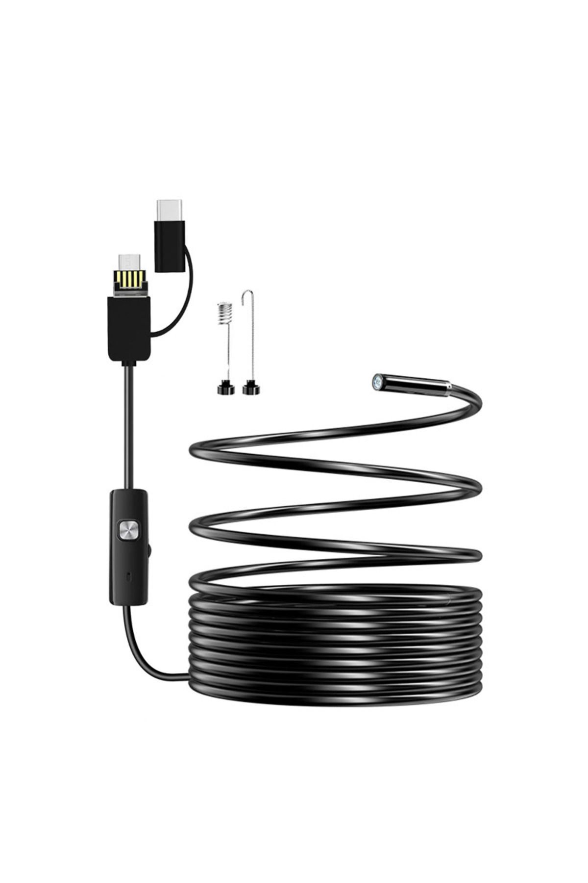 Choice-Endoscope Camera USB-C Borescope Inspection Camera with 6 LED Lights Flexible Waterproof Snake Ca... 8